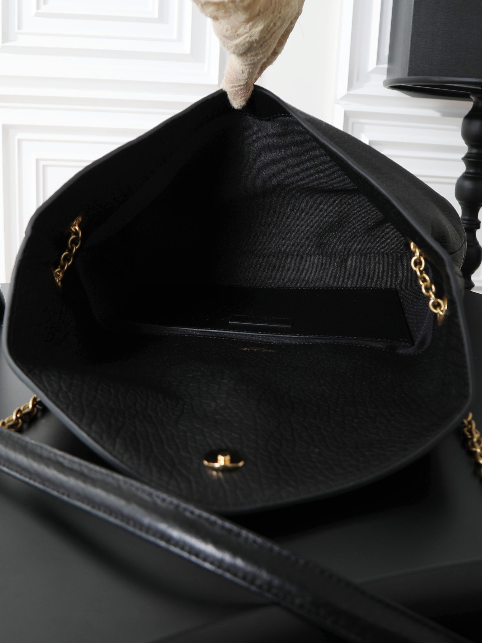 Clutch Bag Sheepskin M-l