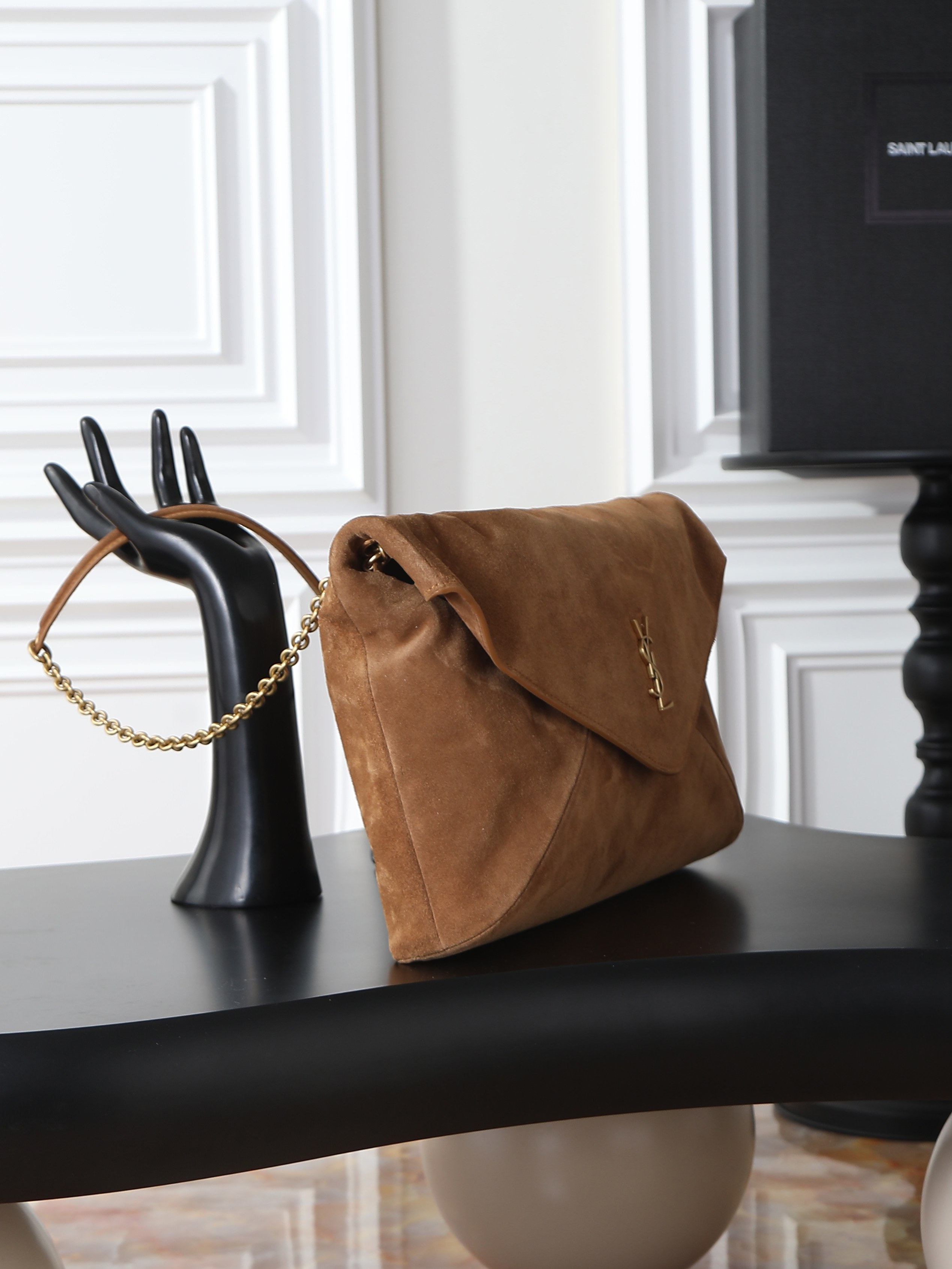 Clutch Bag Sheepskin M-l
