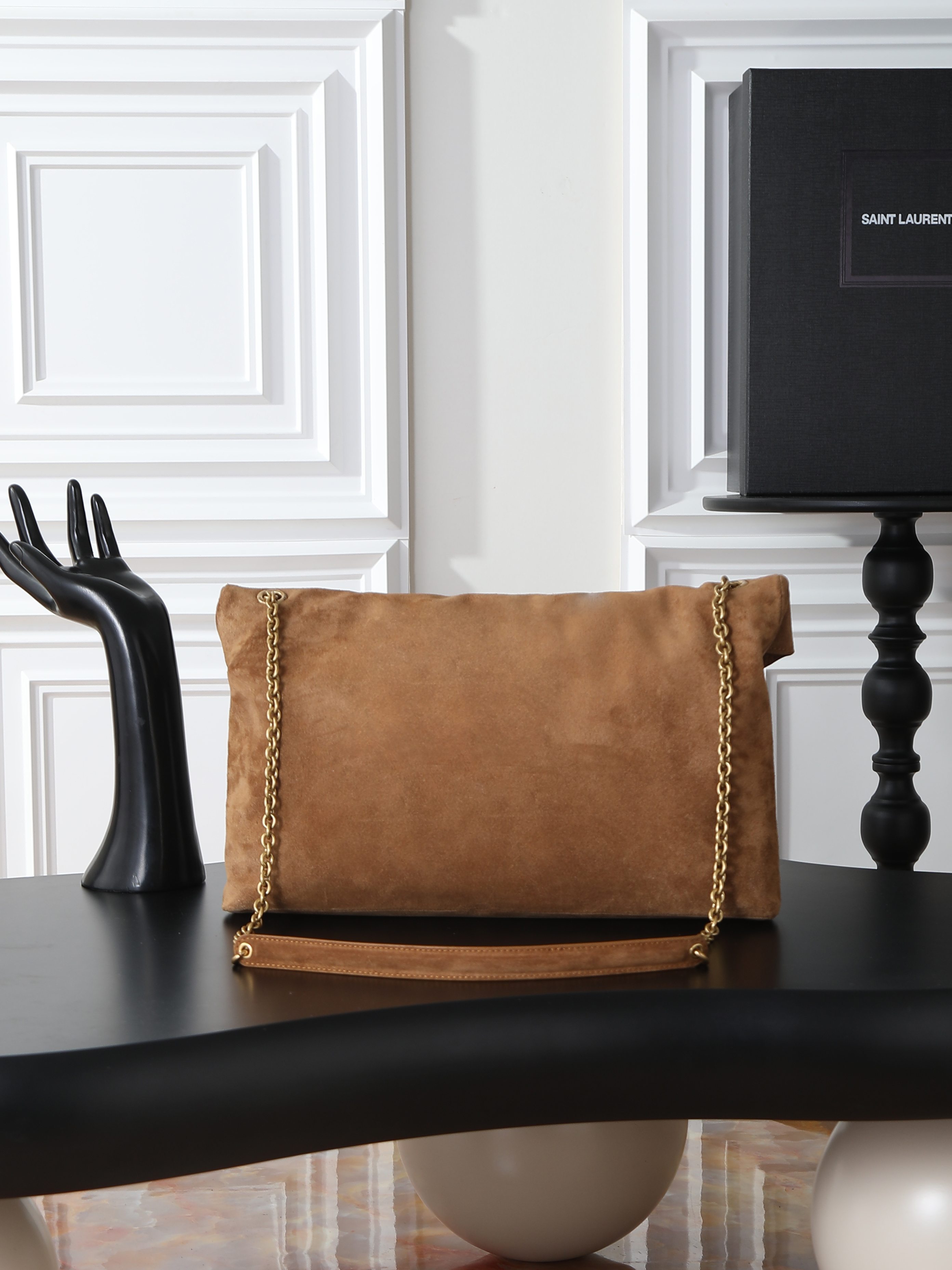 Clutch Bag Sheepskin M-l