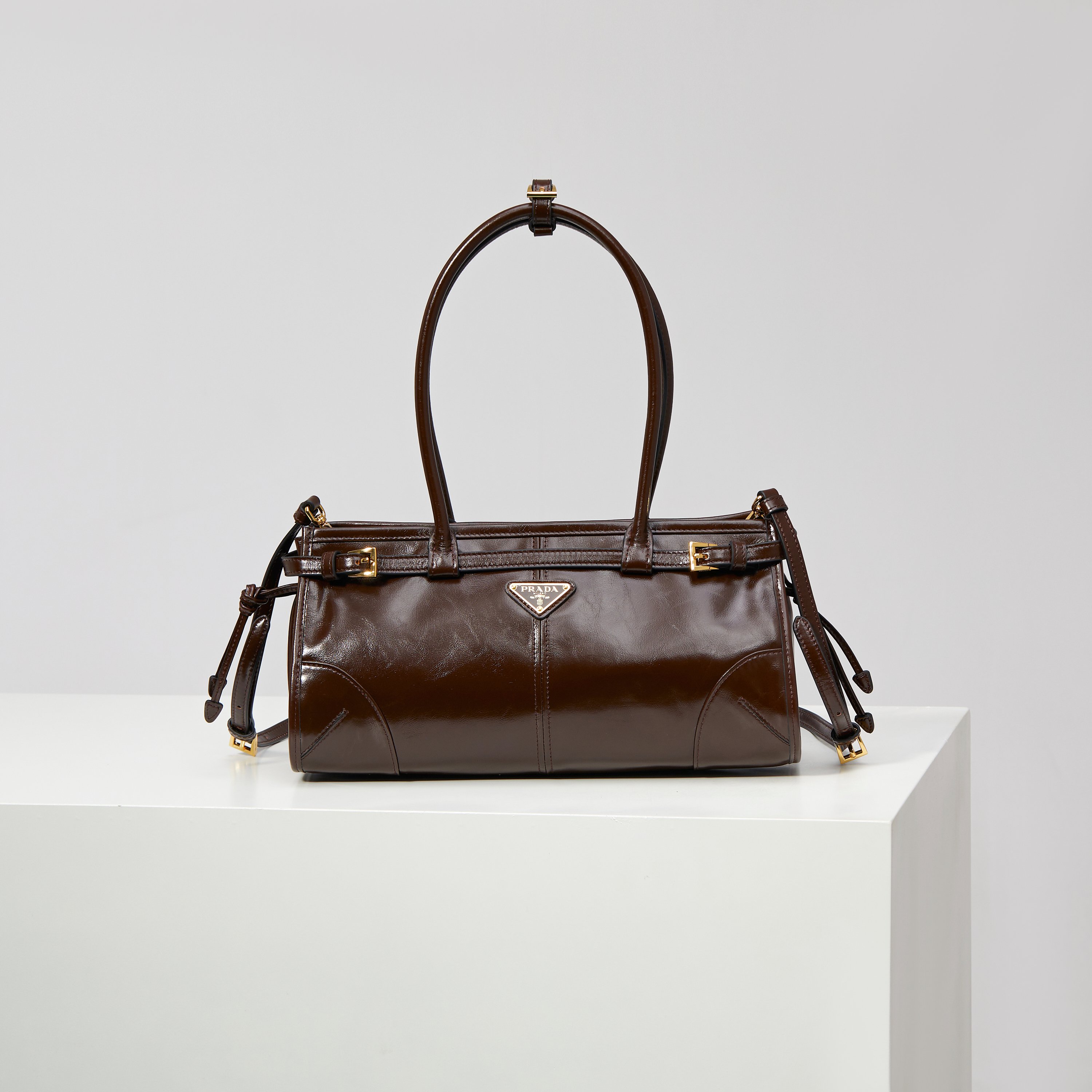 Tote Bag Brown 12cm-l-s