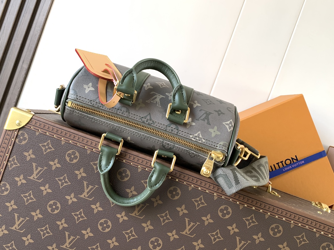 Louis Vuitton Basic Bag Canvas Green M-l-s
