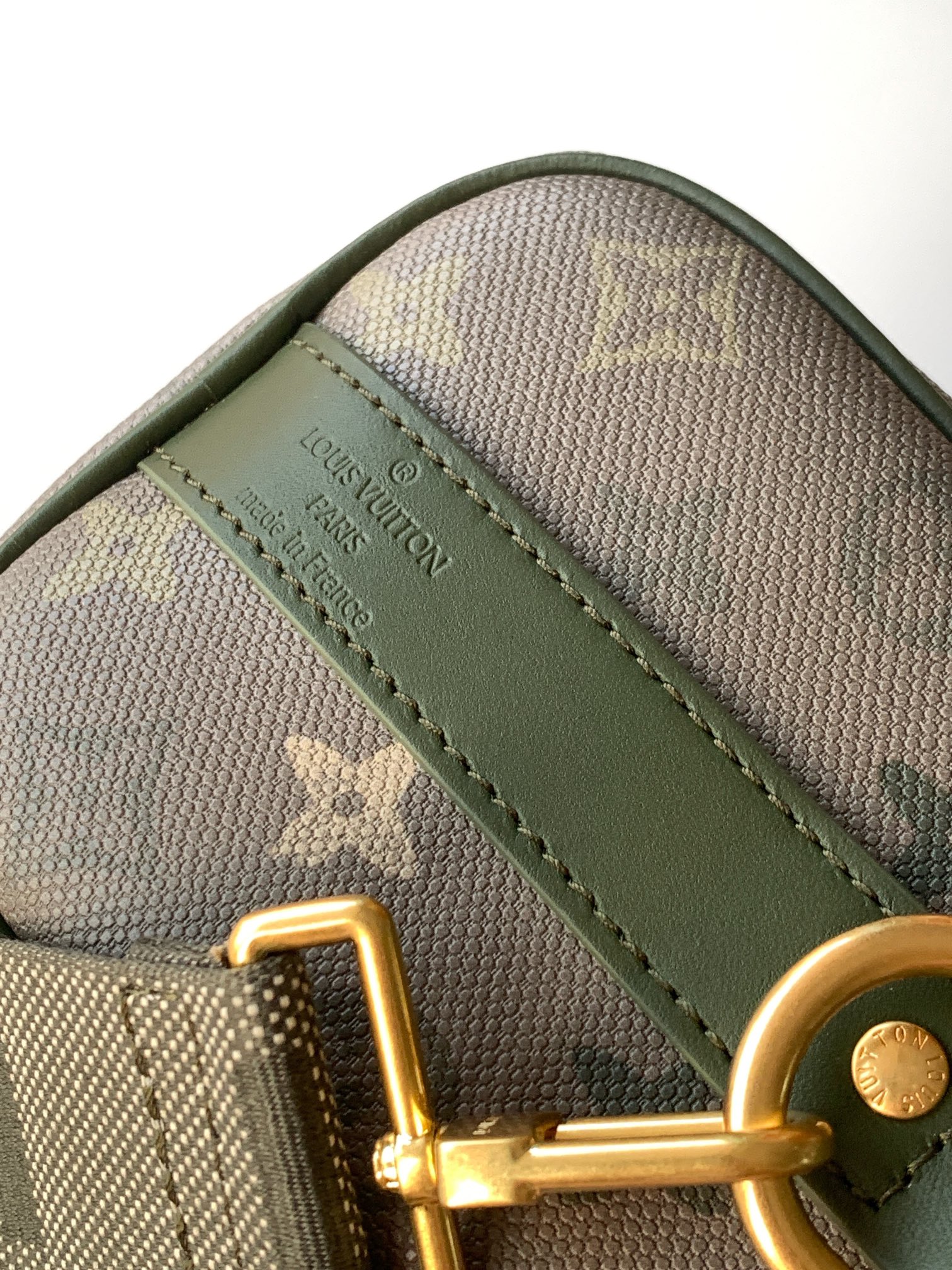 Louis Vuitton Basic Bag Canvas Green M-l-s