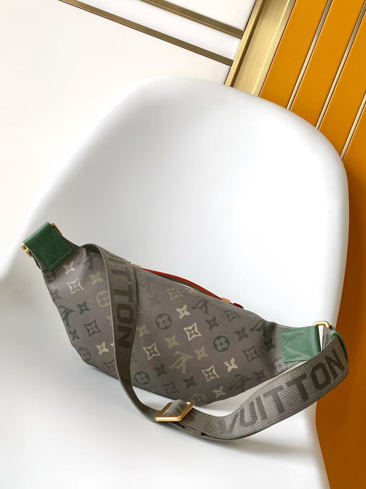 Louis Vuitton Basic Bag Canvas Green M-l-s