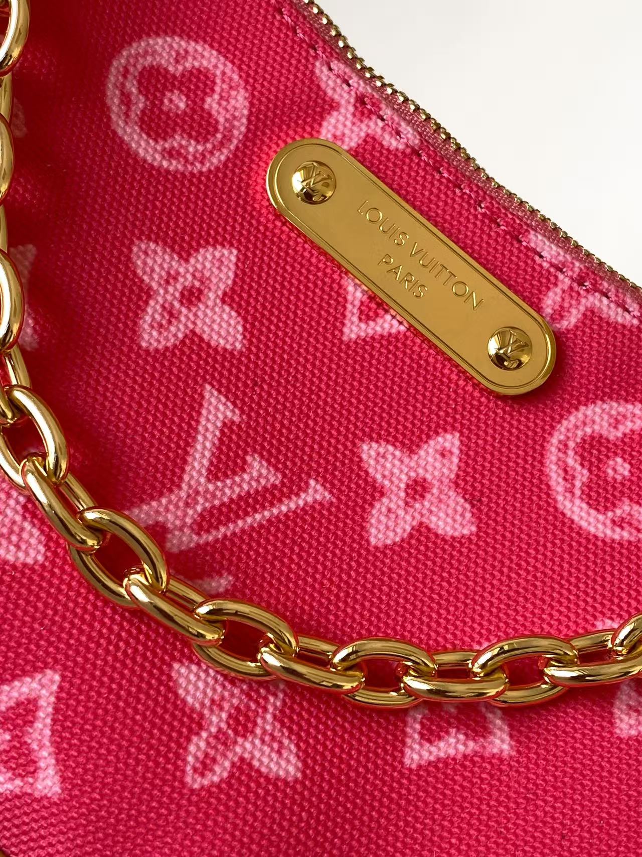 Louis Vuitton Basic Bag Cow Leather Gold M-l-s