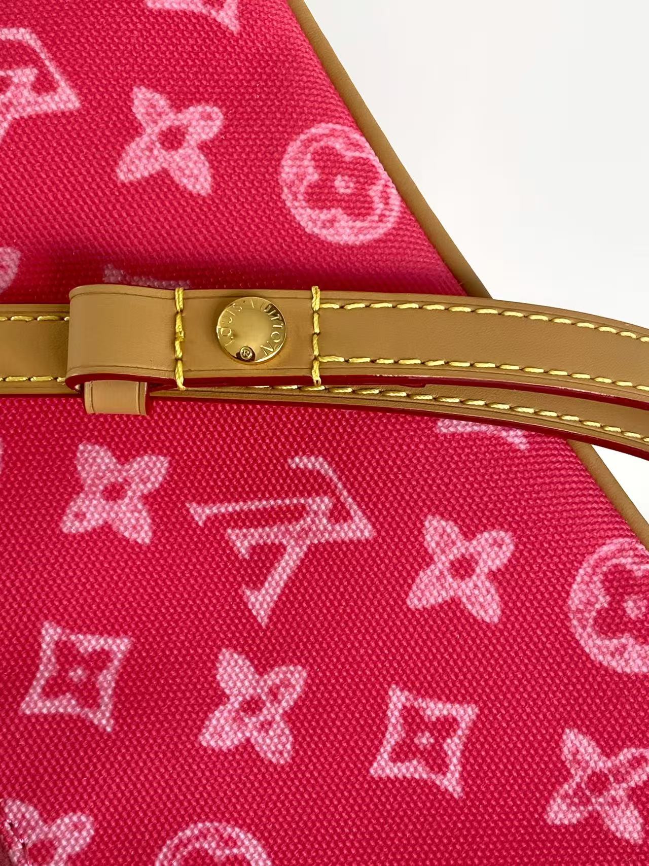 Louis Vuitton Basic Bag Cow Leather Gold M-l-s