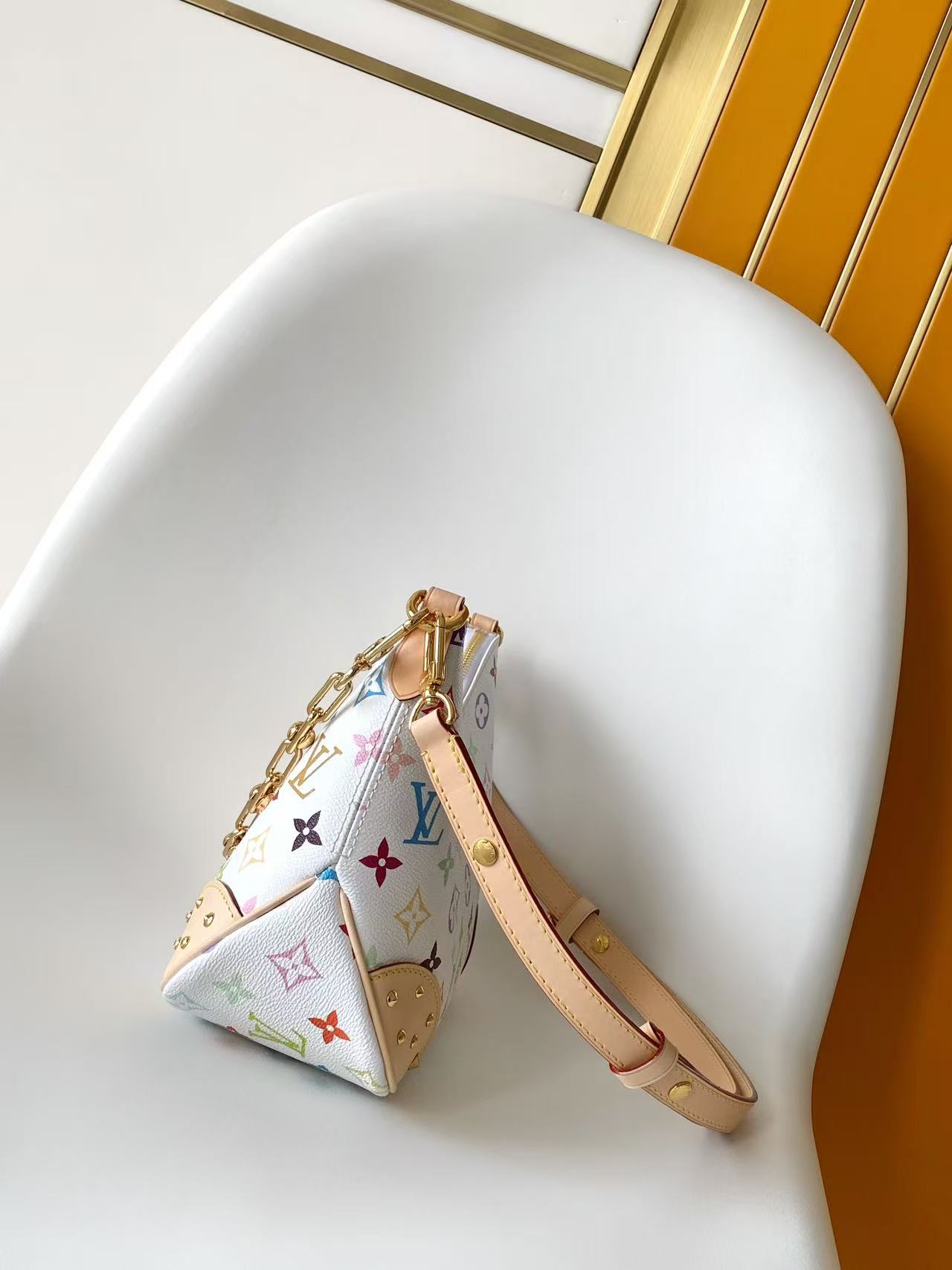 Louis Vuitton Clutch Bag Canvas M-l