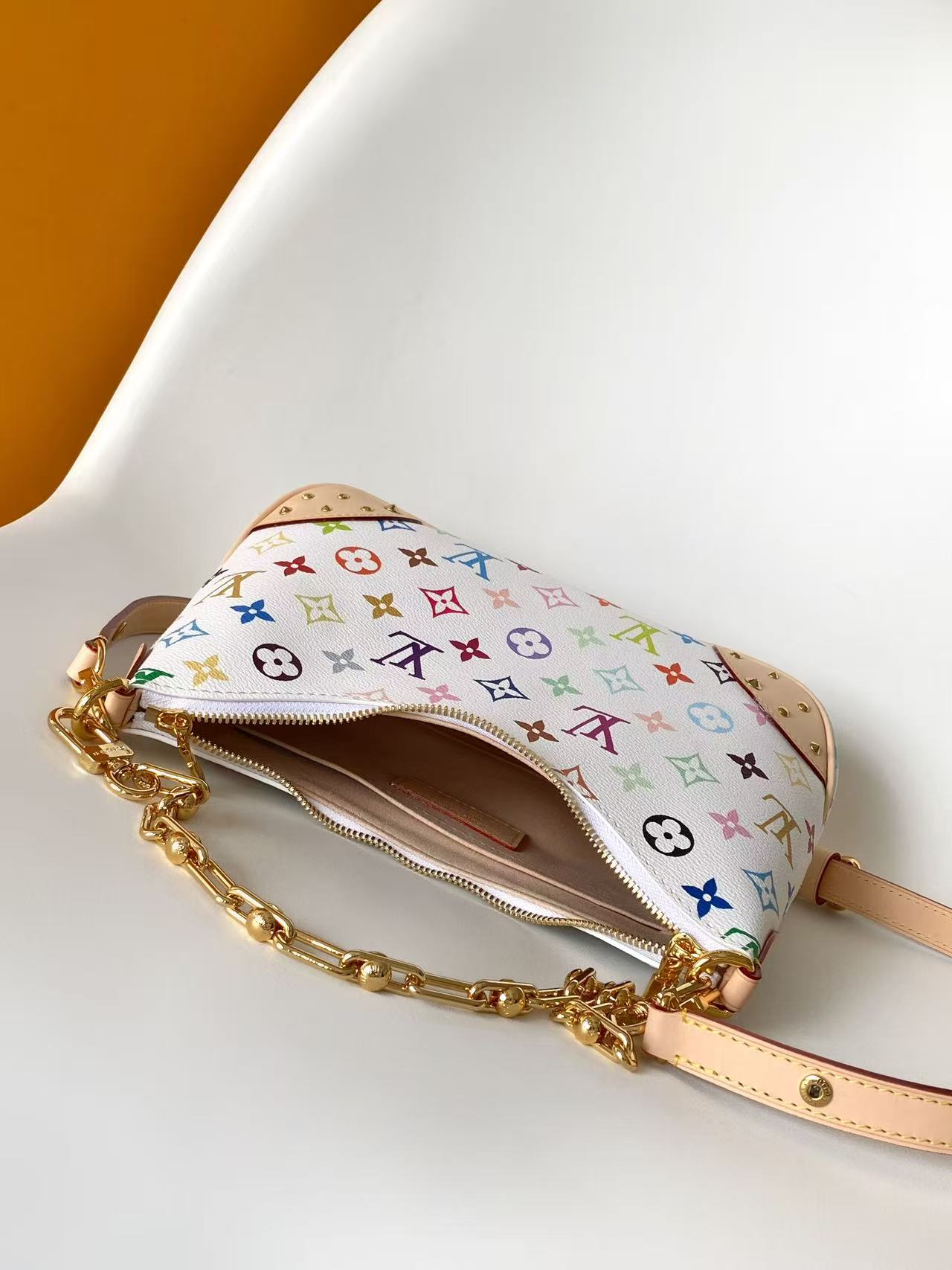 Louis Vuitton Clutch Bag Canvas M-l