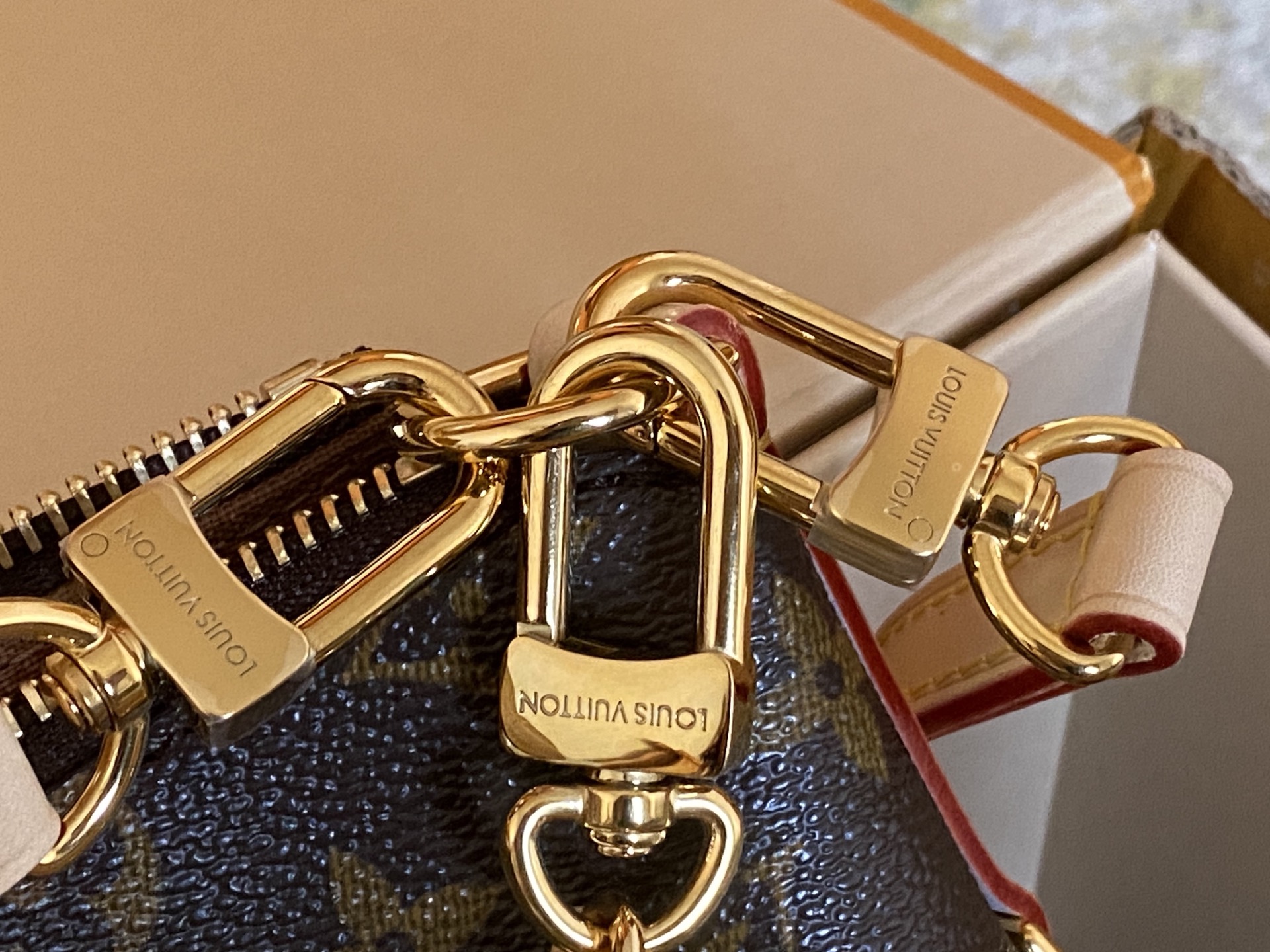 Louis Vuitton Basic Bag Cow Leather M-l-s