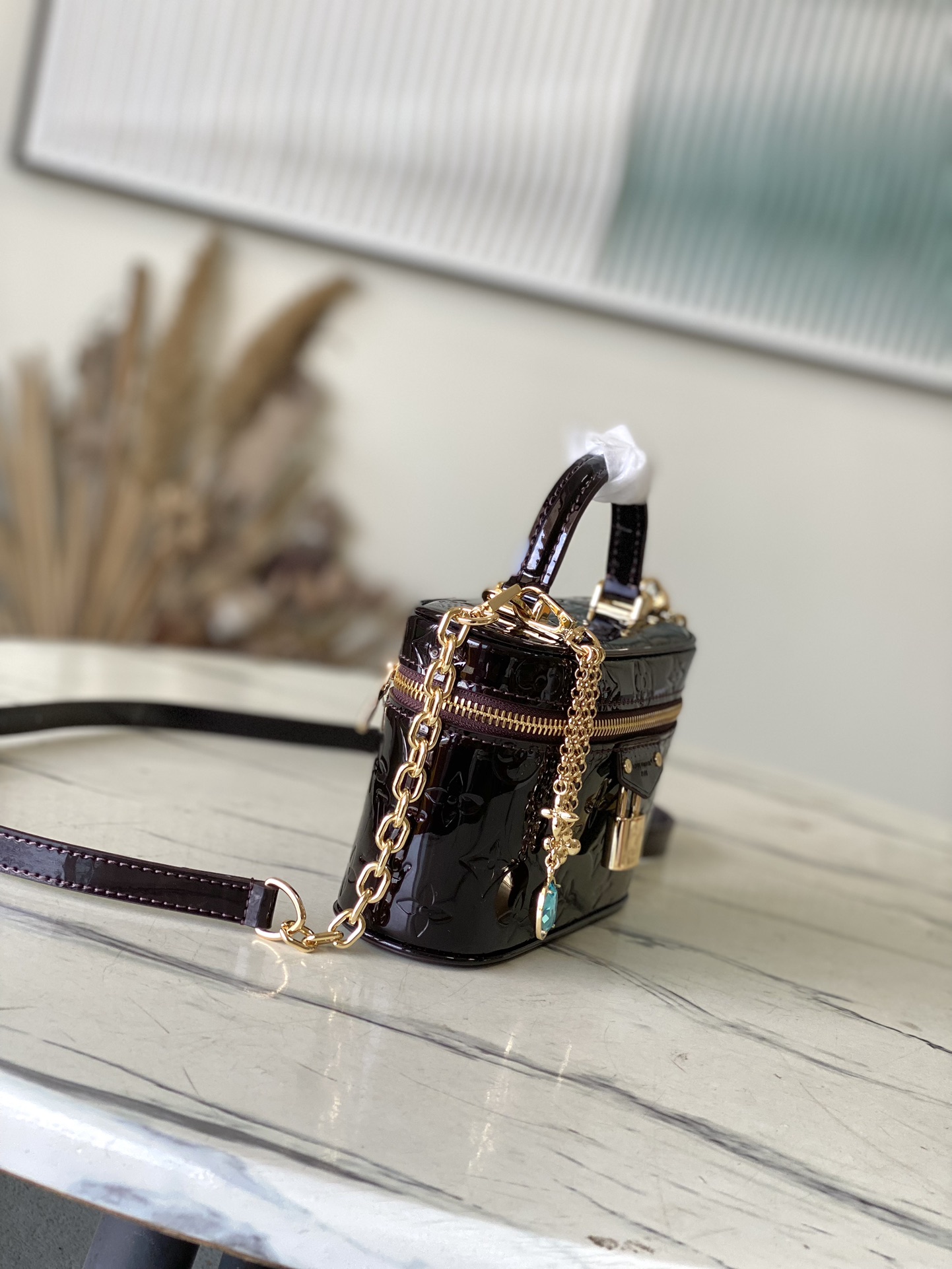 Louis Vuitton Basic Bag Canvas Gold M-l