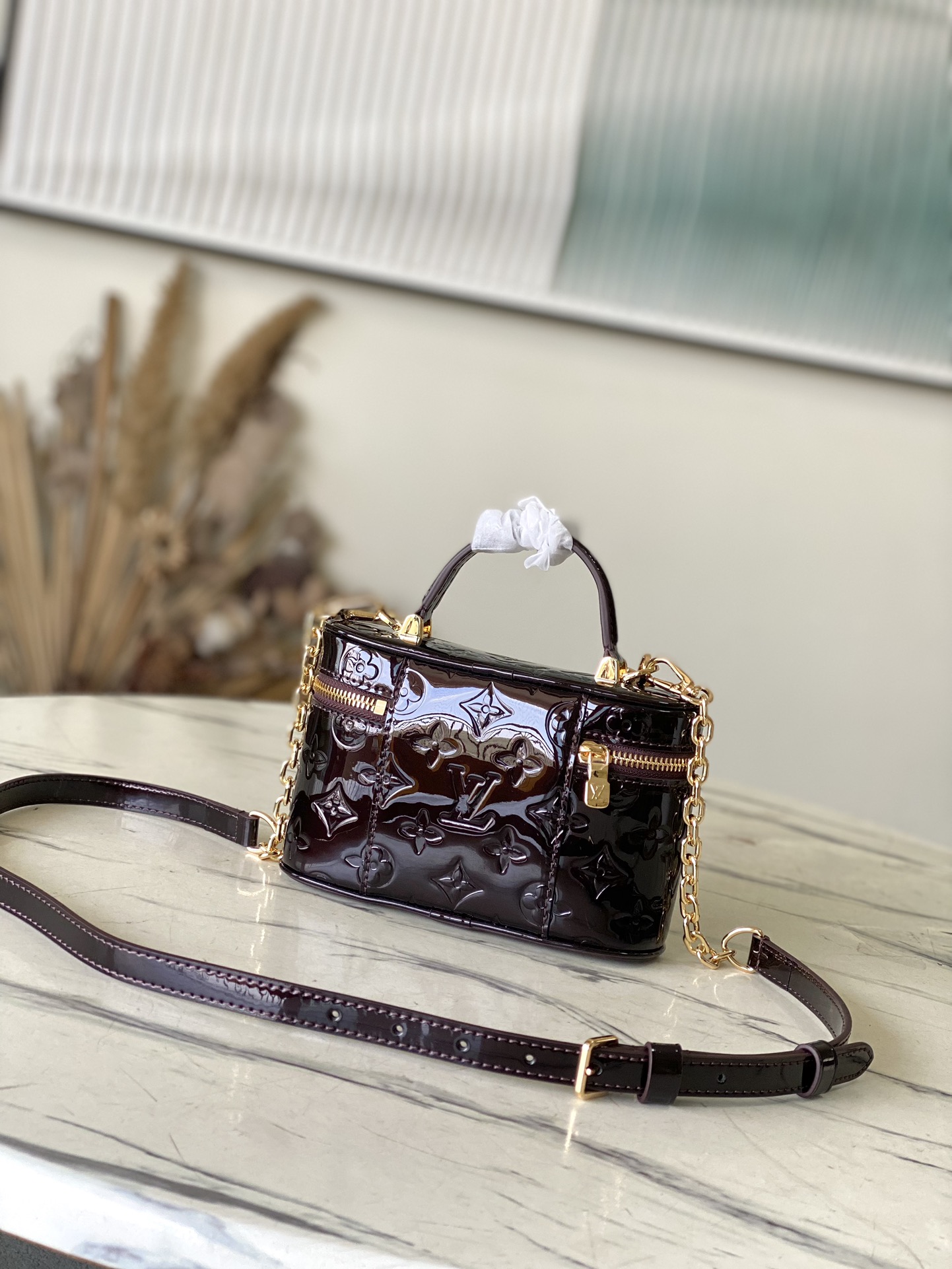 Louis Vuitton Basic Bag Canvas Gold M-l