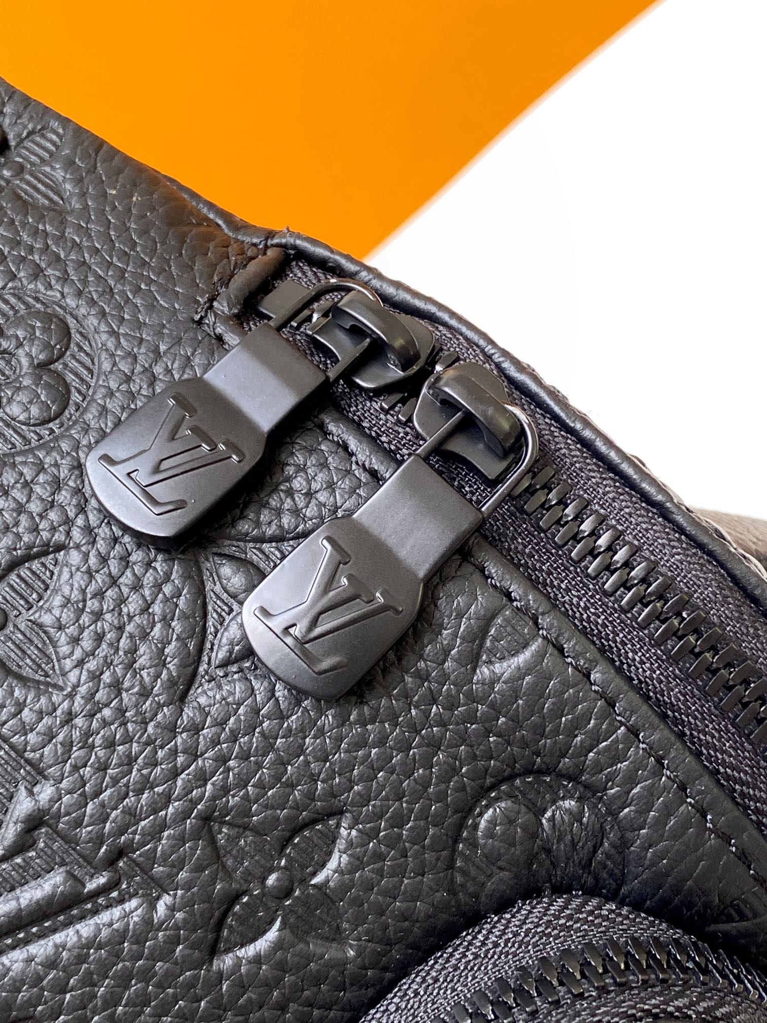 Louis Vuitton Basic Bag Cow Leather Black M-s