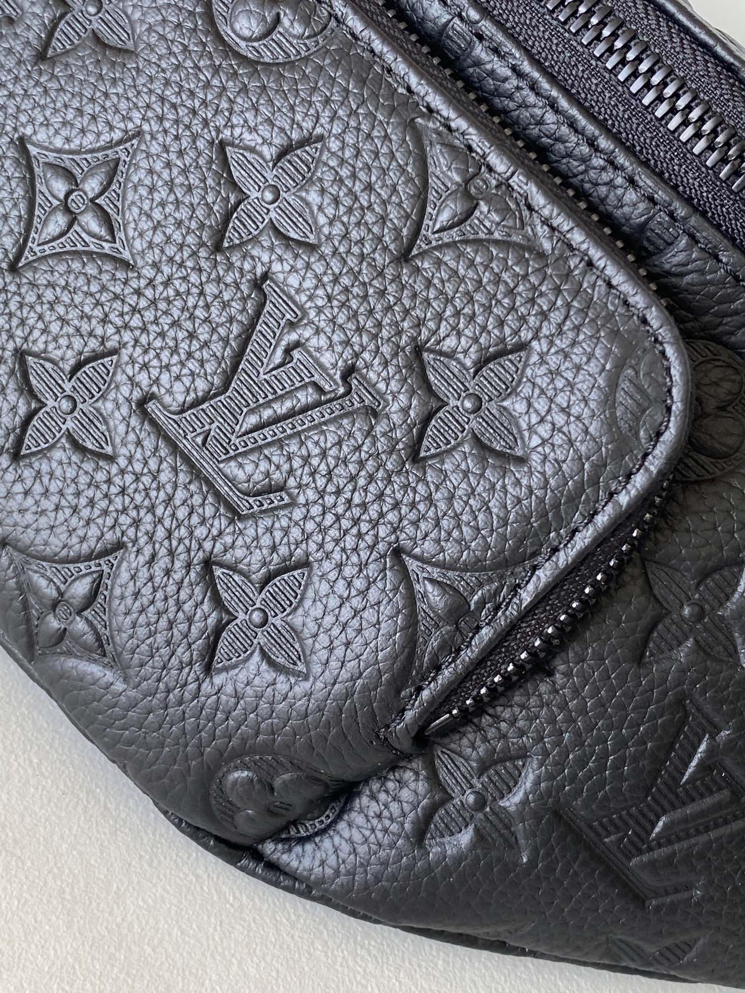 Louis Vuitton Basic Bag Cow Leather Black M-s