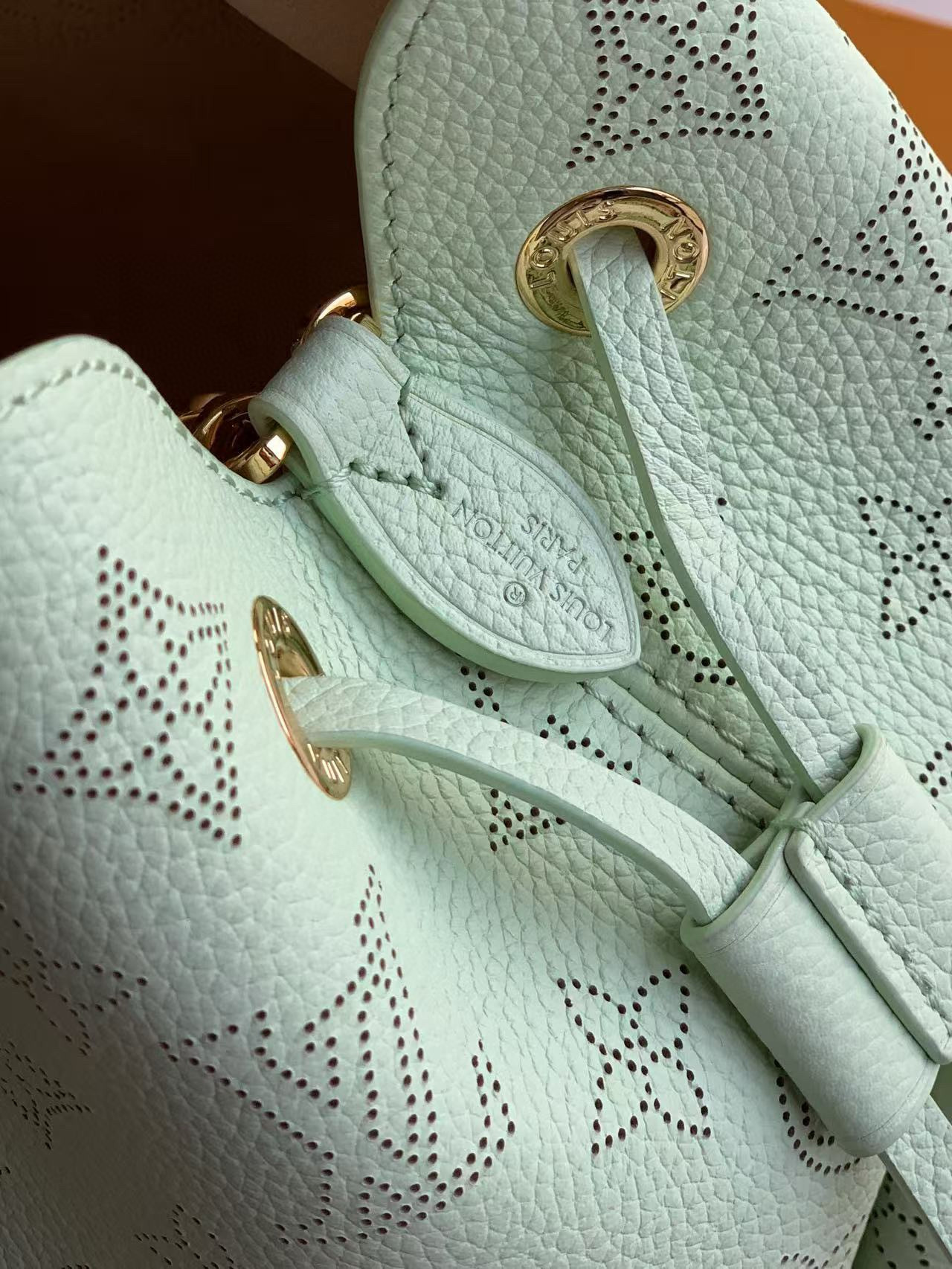 Louis Vuitton Bucket Bag Cow Leather M-l