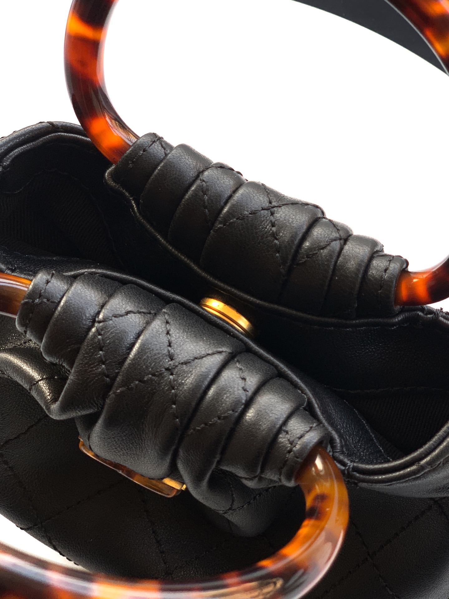 Chanel Tote Bag Sheepskin Brown M-l