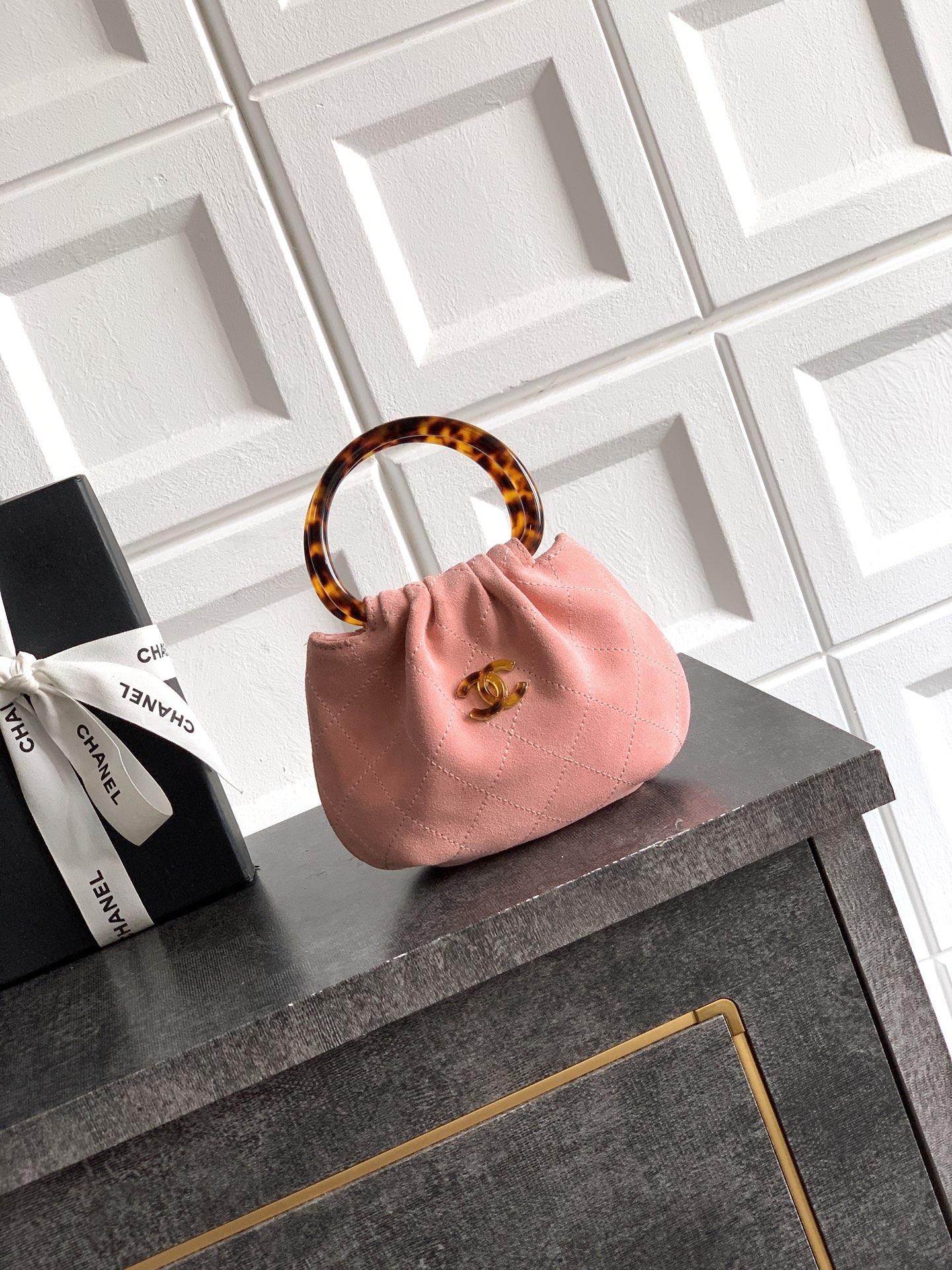 Chanel Basic Bag Pink M-l