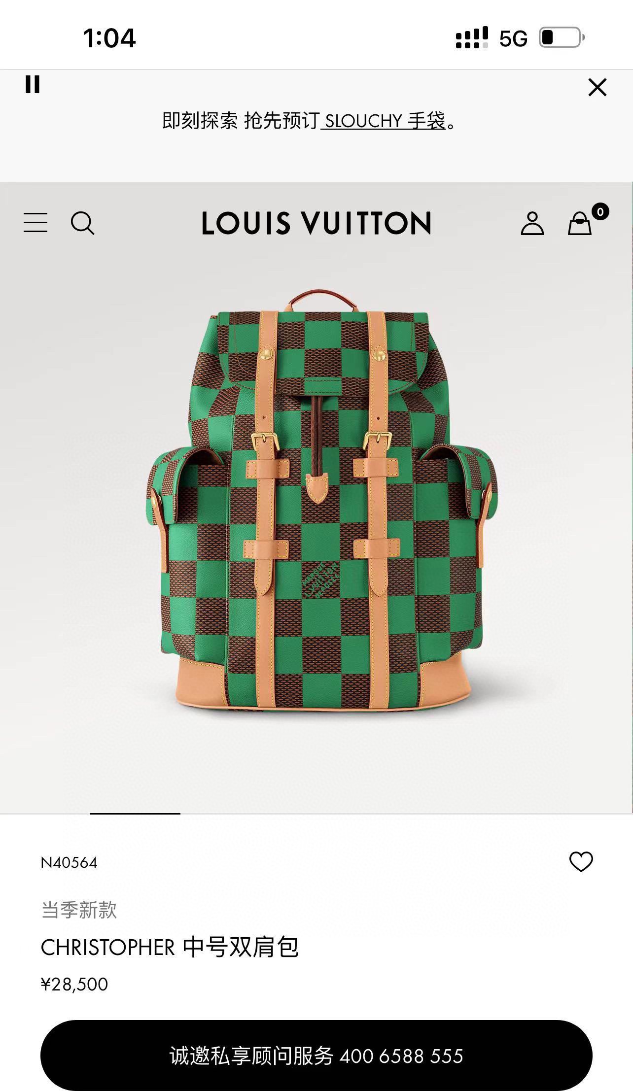 Louis Vuitton Backpack Canvas M-s
