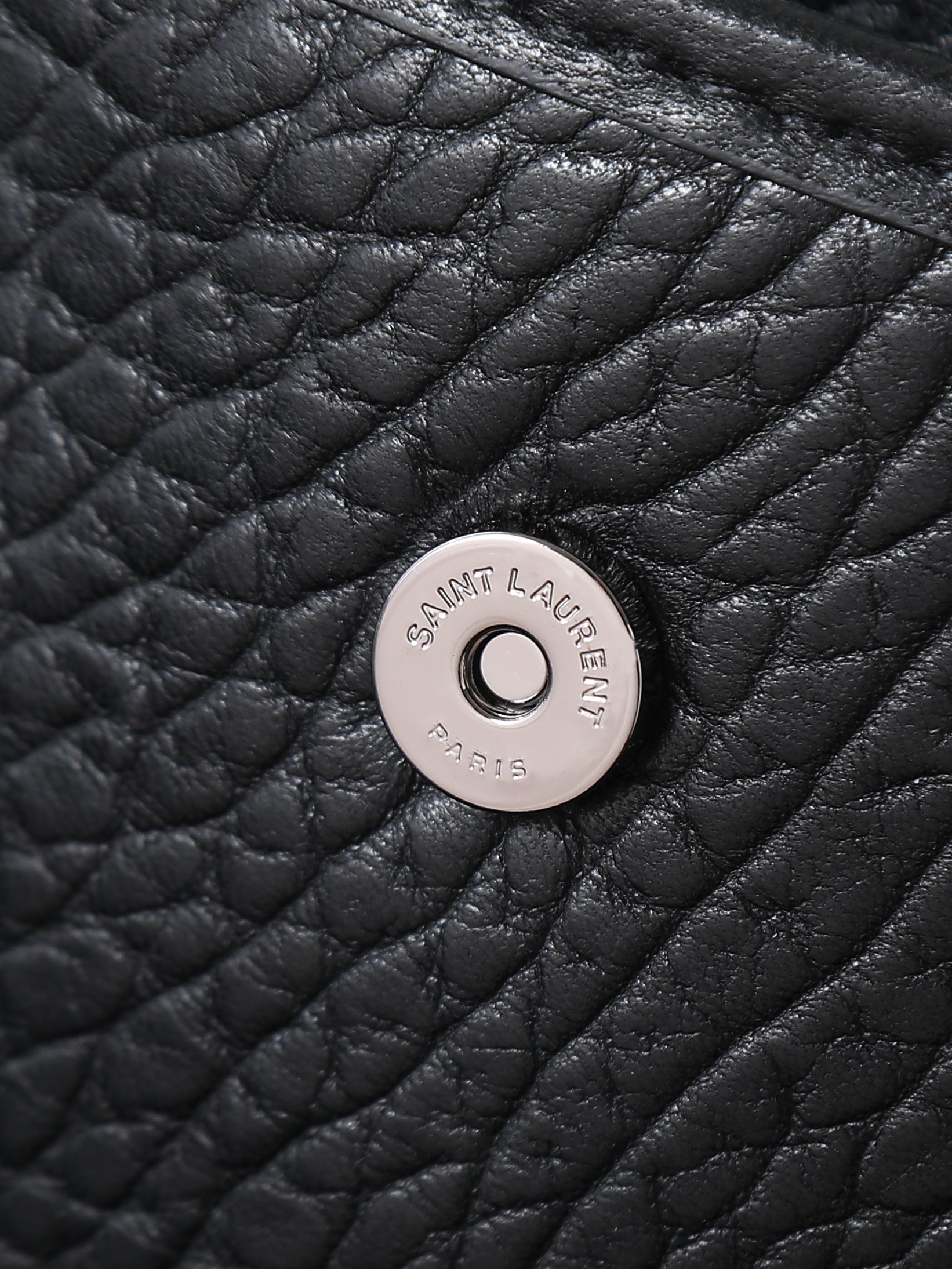 Basic Bag Sheepskin Black Large Capacity 12cm-22cm