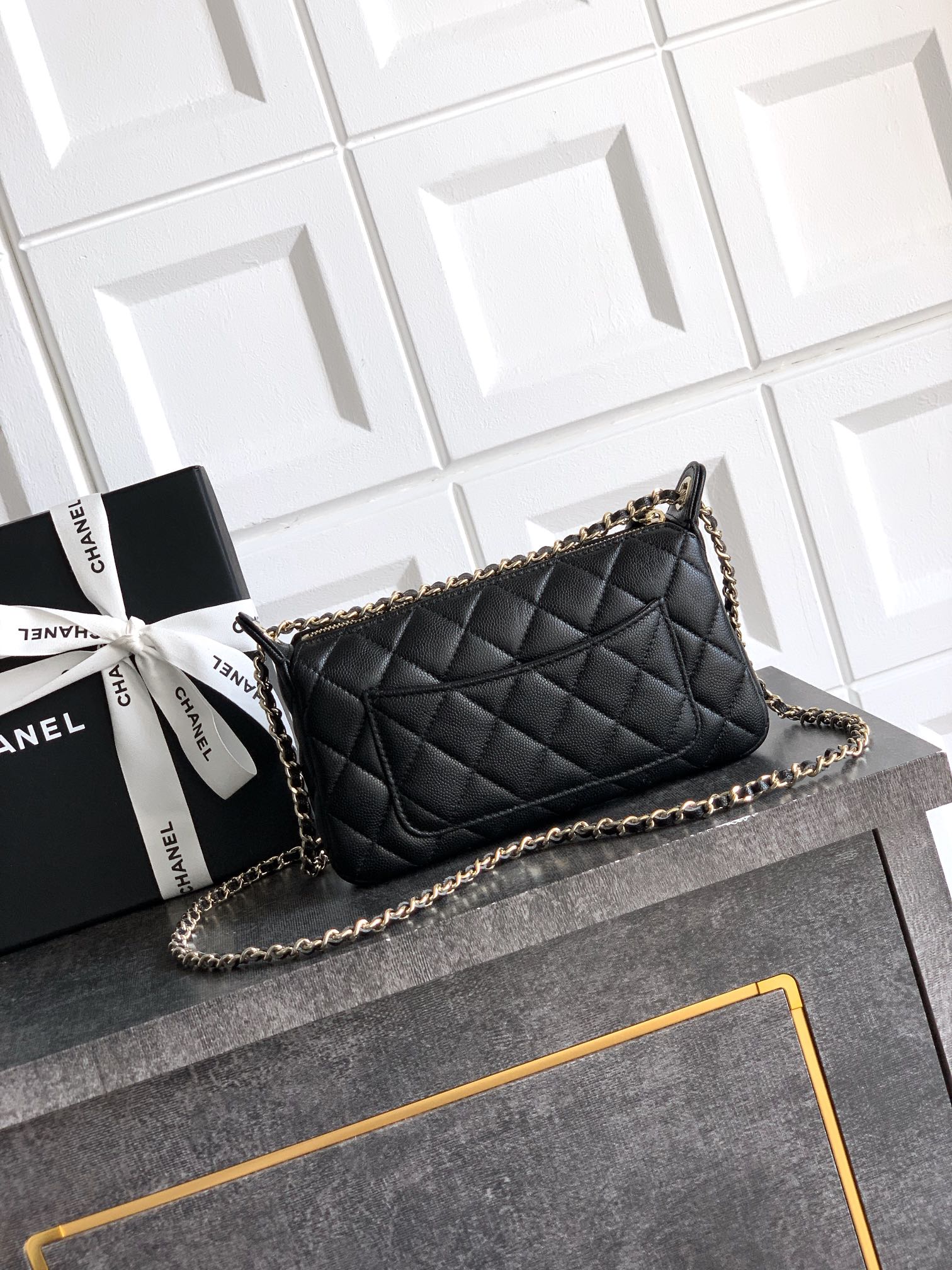 Chanel Basic Bag Cow Leather M-l