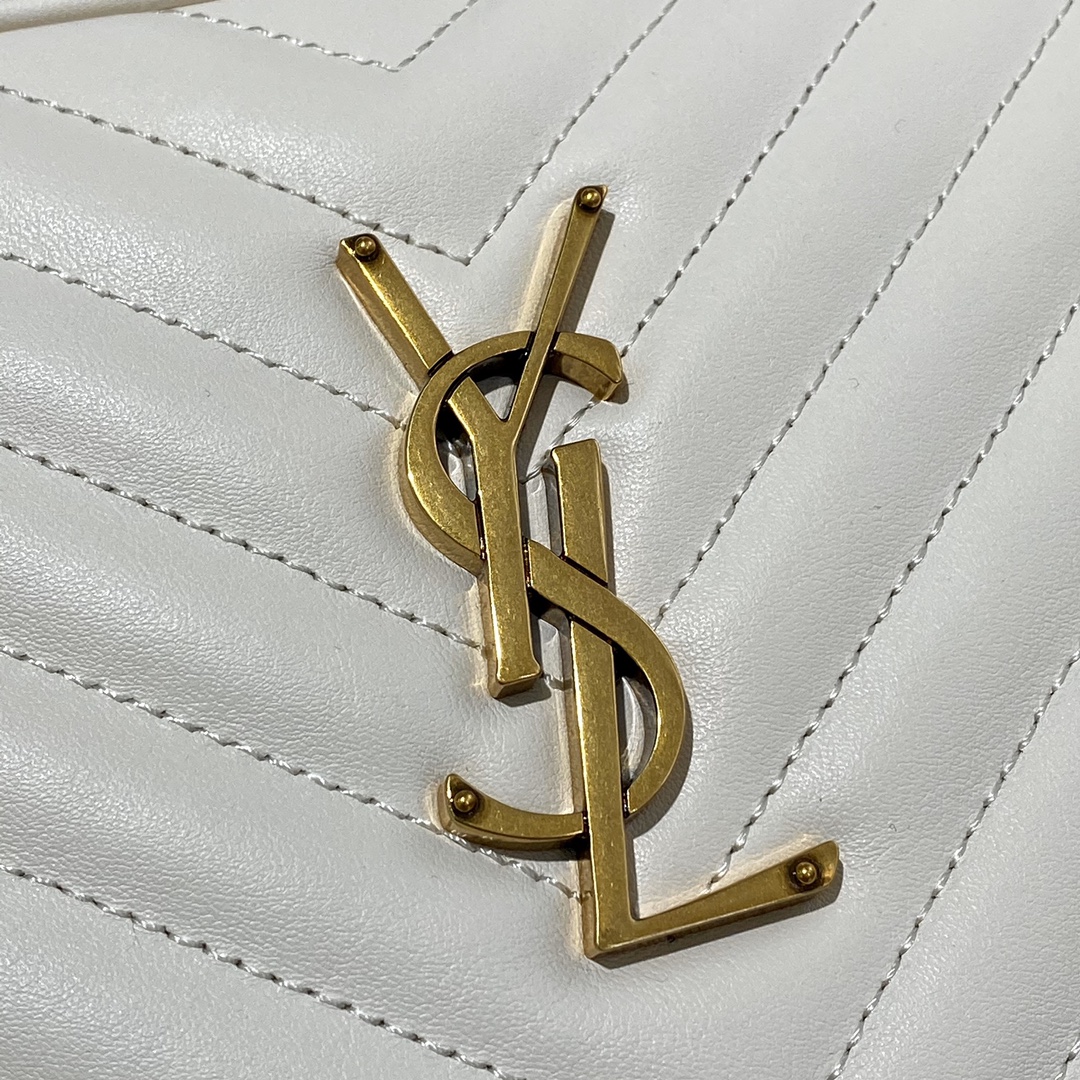 Basic Bag Cow Leather White M-l