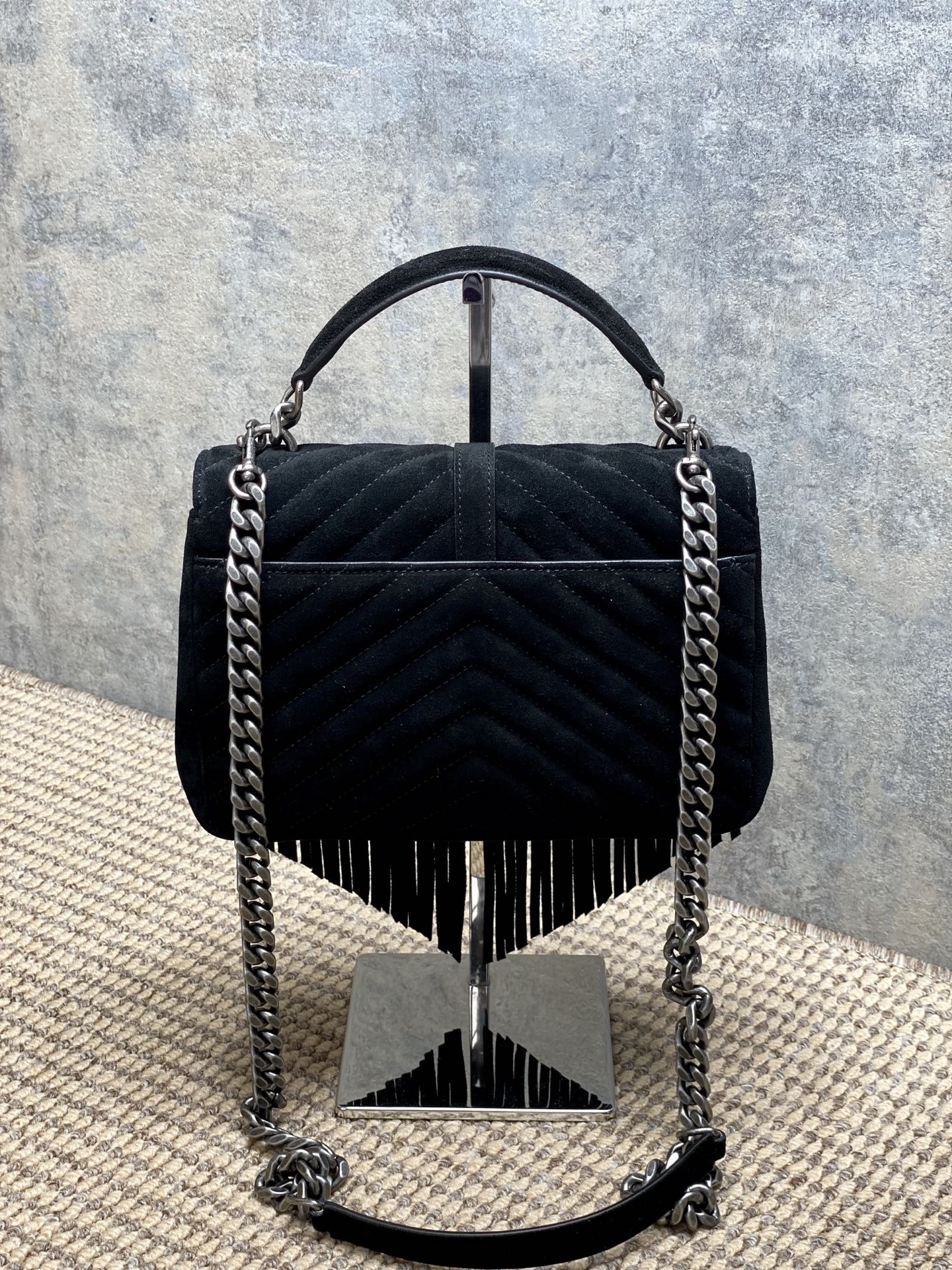 Ysl Tote Bag Real Leather Gold 24cm-l-s