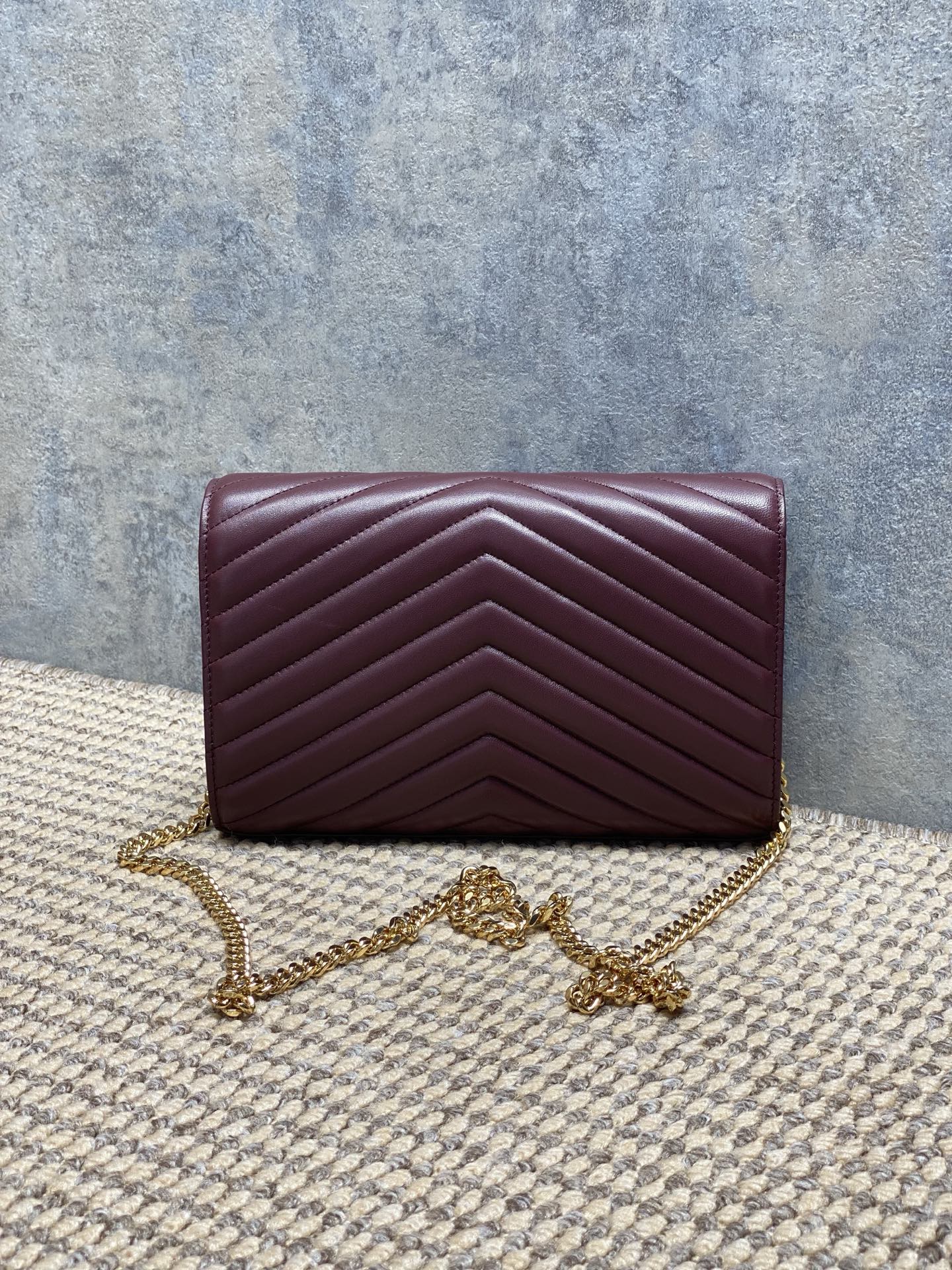 Ysl Clutch Bag Sheepskin L-s