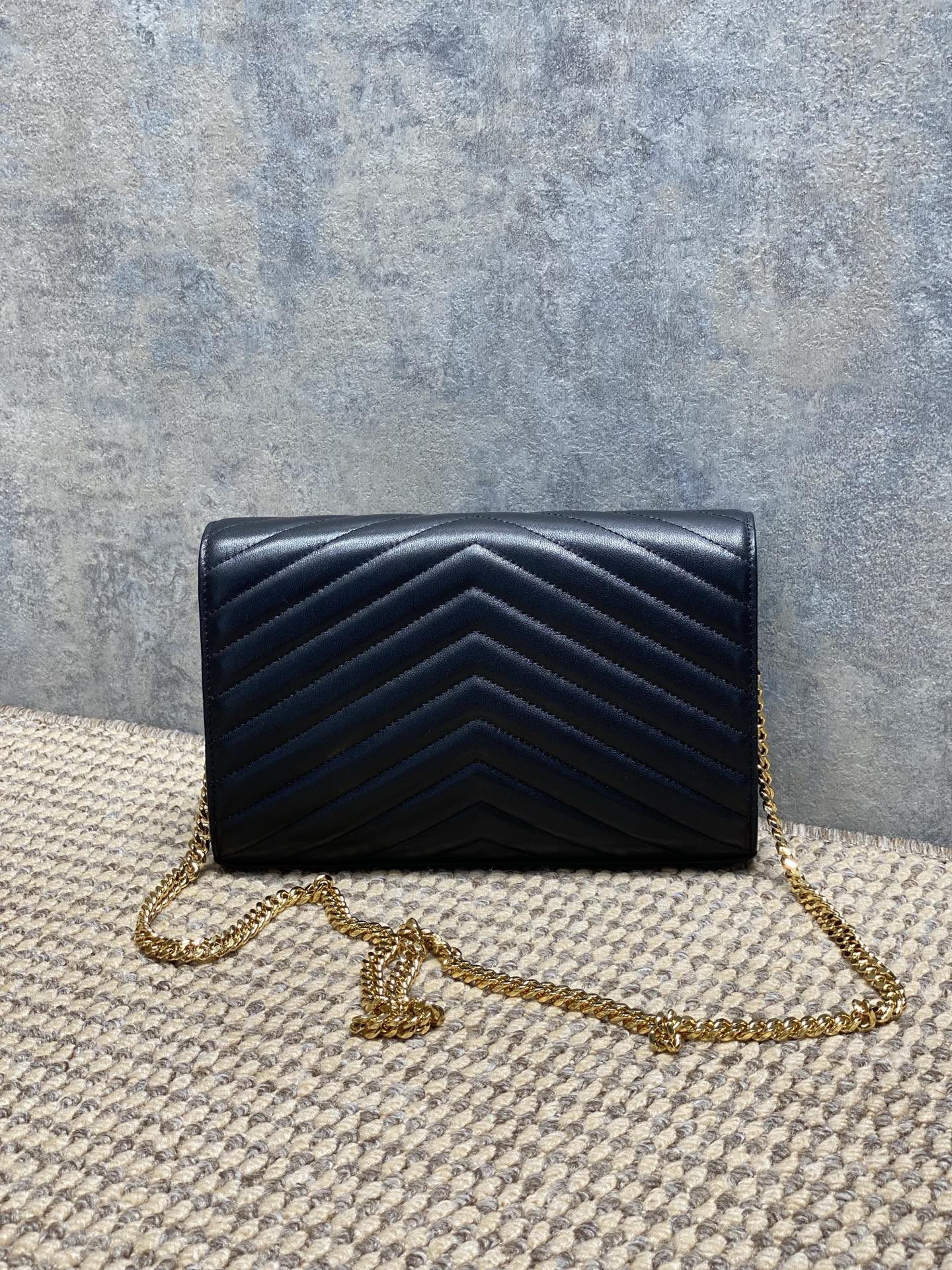 Ysl Clutch Bag Sheepskin L-s