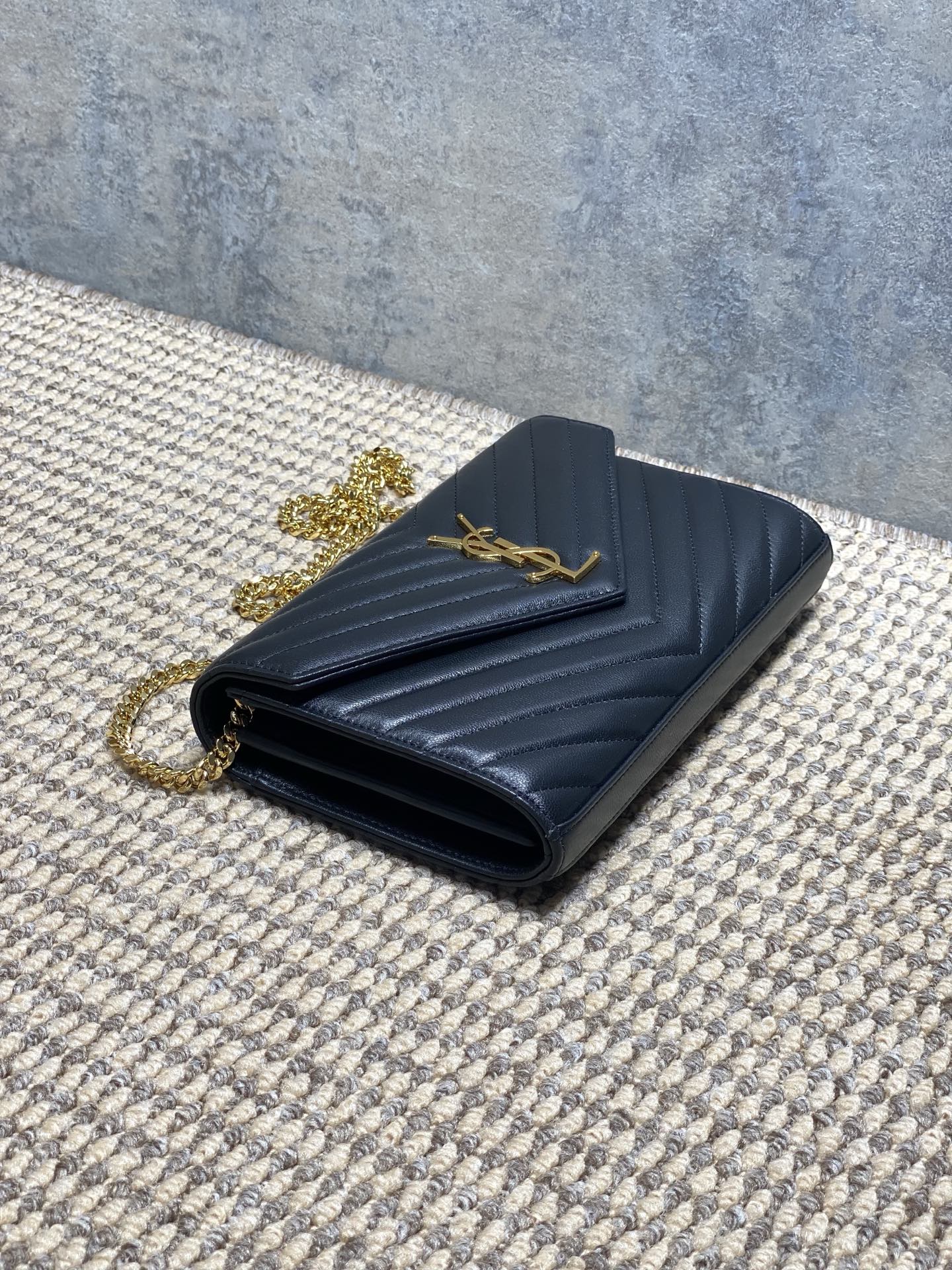 Ysl Clutch Bag Sheepskin L-s