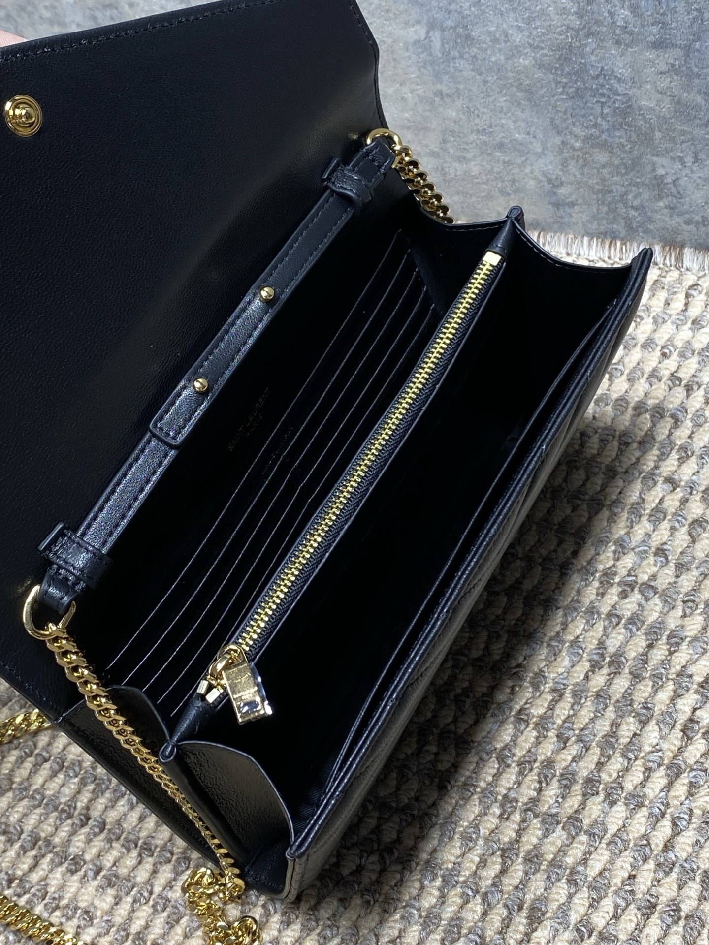 Ysl Clutch Bag Sheepskin L-s