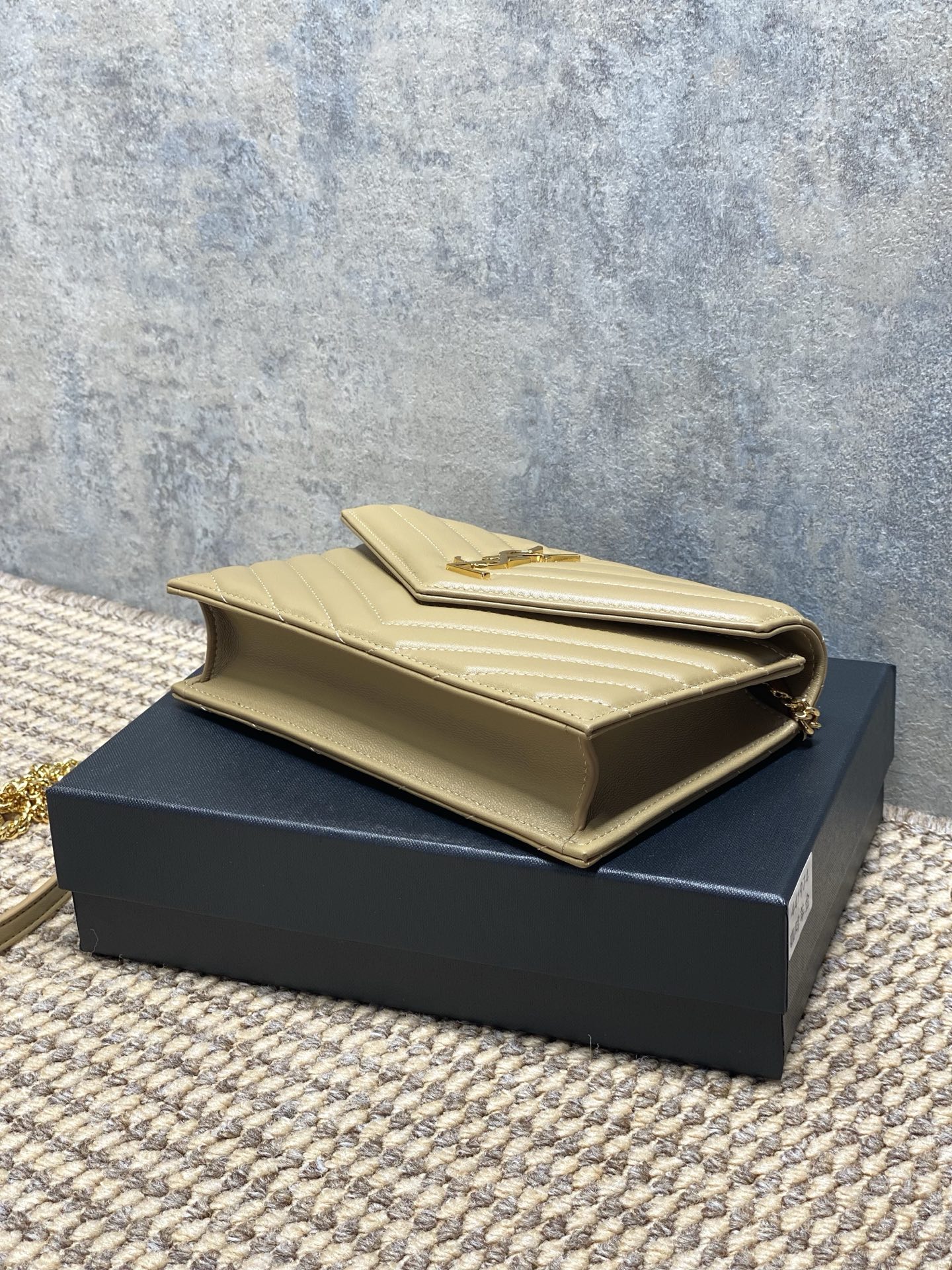 Ysl Clutch Bag Sheepskin L-s