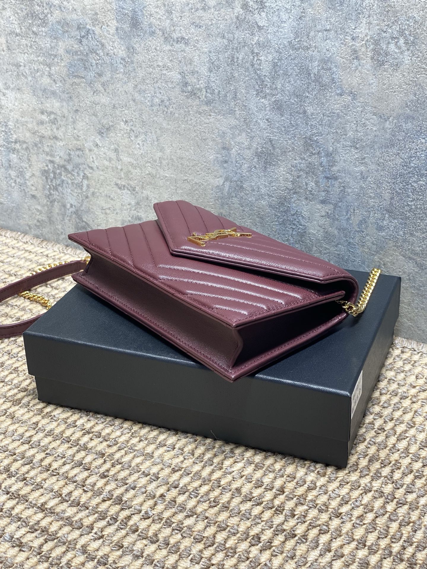 Ysl Clutch Bag Sheepskin L-s