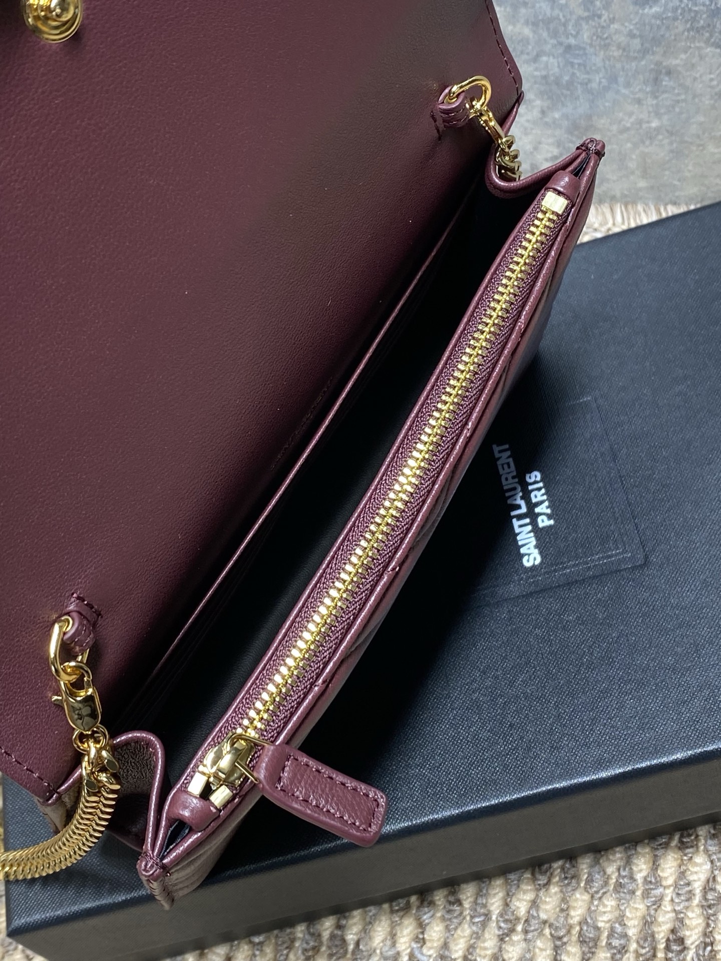 Ysl Clutch Bag Sheepskin L-s