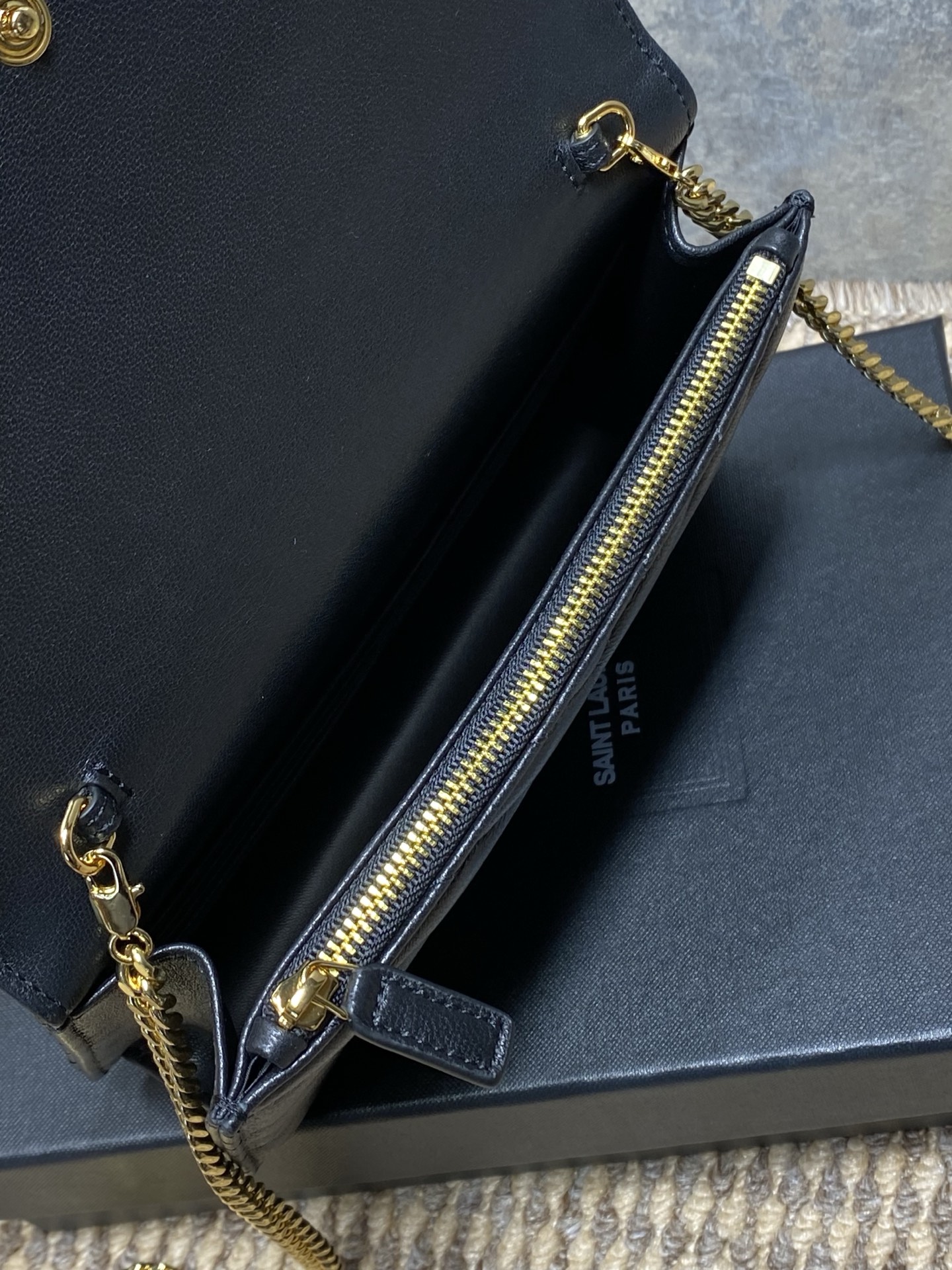 Ysl Clutch Bag Sheepskin L-s