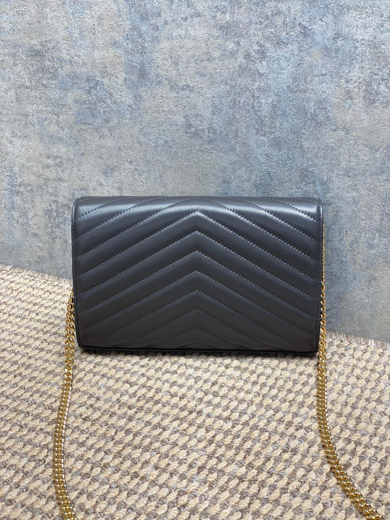 Ysl Clutch Bag Sheepskin L-s