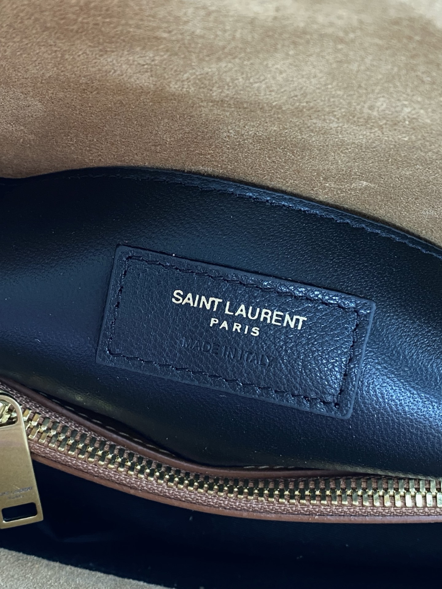Ysl Tote Bag Real Leather Gold 24cm-l-s