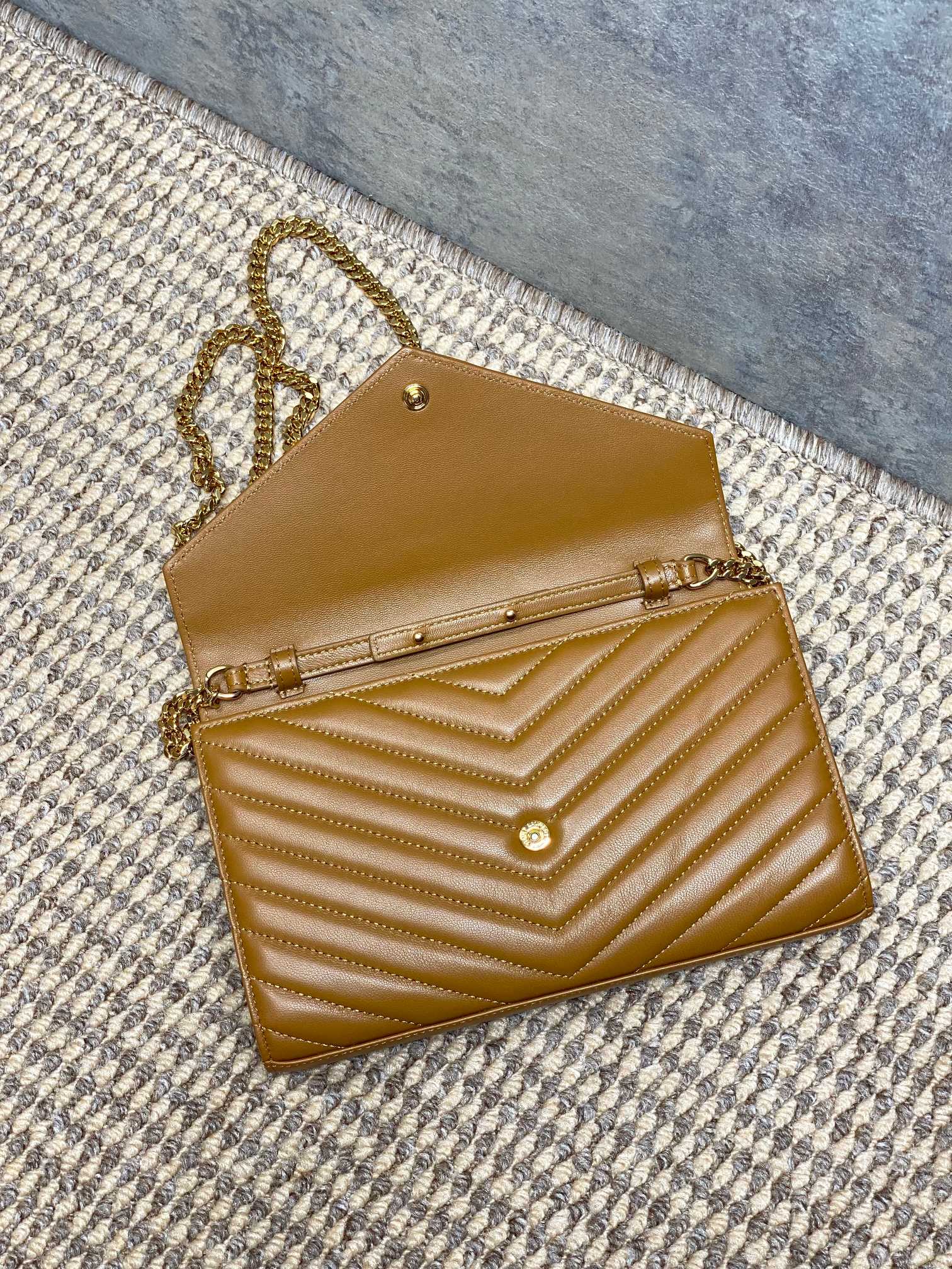 Ysl Clutch Bag Sheepskin L-s