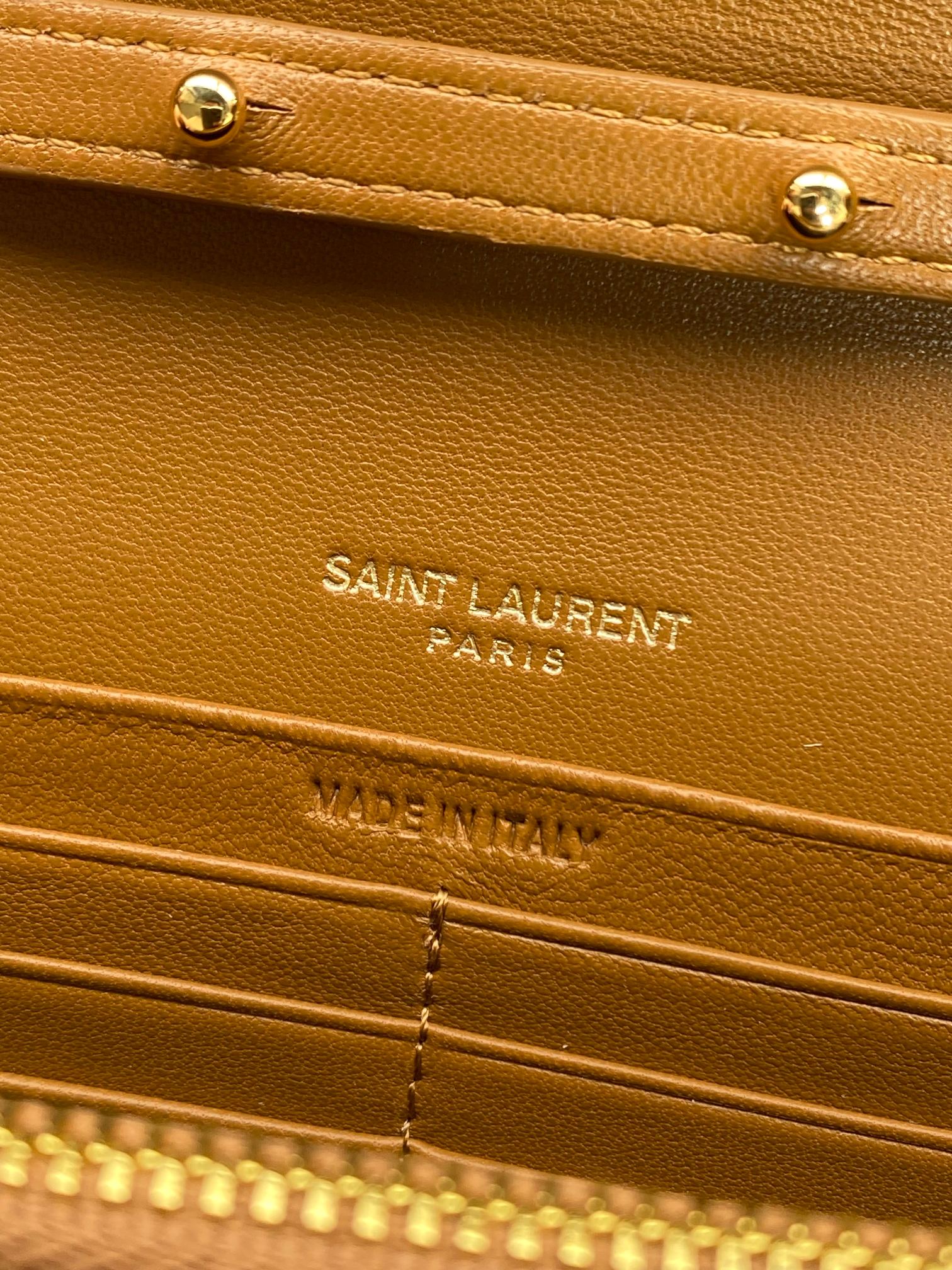Ysl Clutch Bag Sheepskin L-s