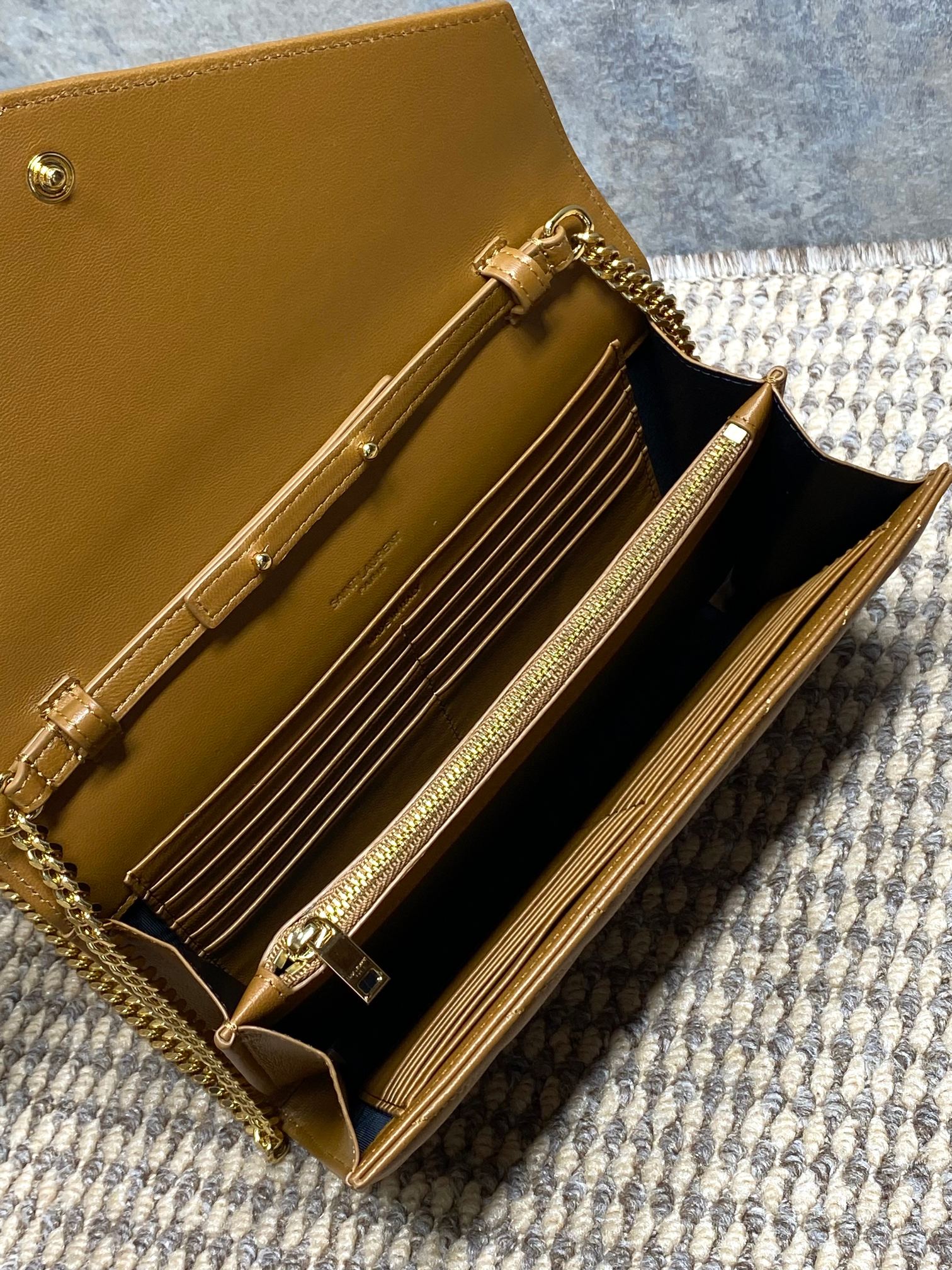 Ysl Clutch Bag Sheepskin L-s