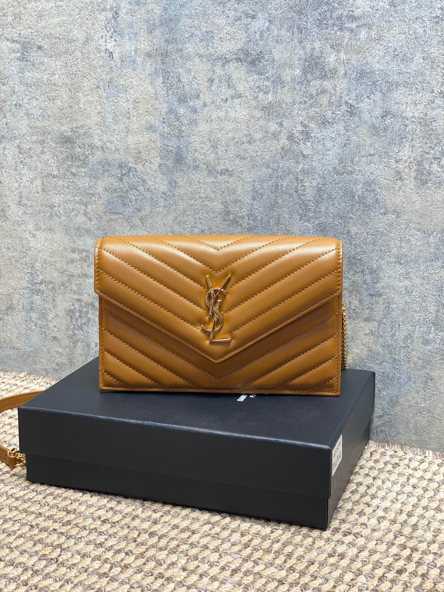 Ysl Clutch Bag Sheepskin L-s