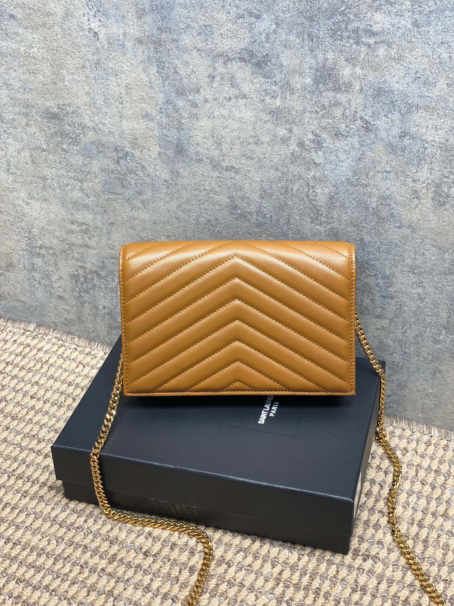 Ysl Clutch Bag Sheepskin L-s