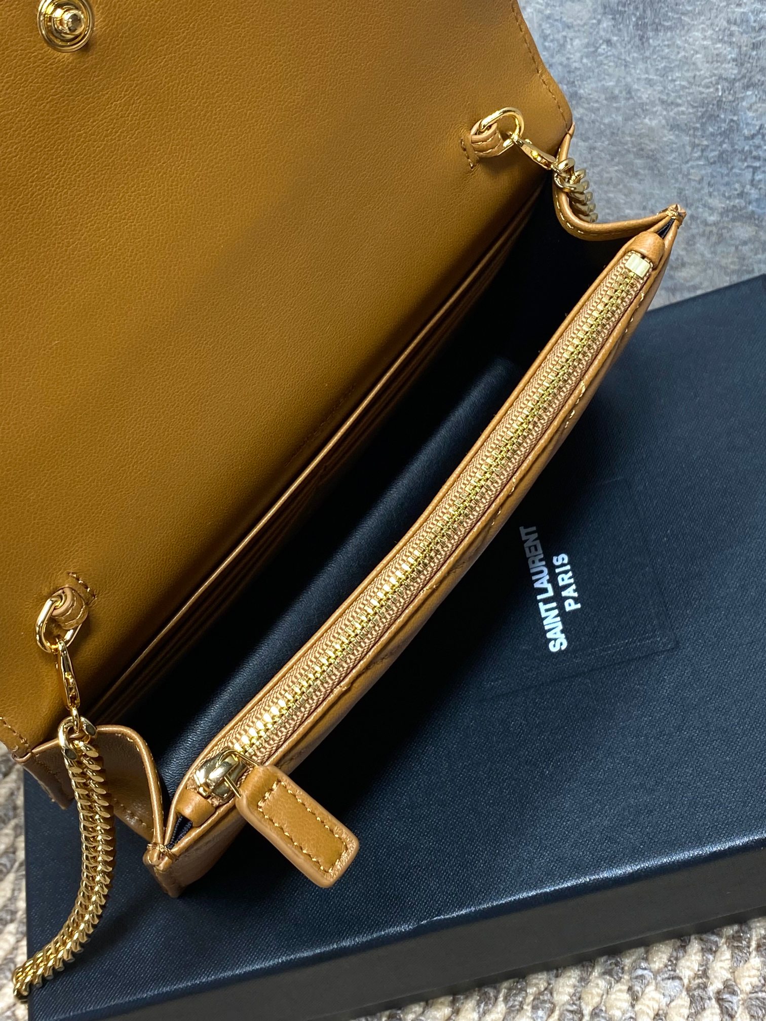 Ysl Clutch Bag Sheepskin L-s