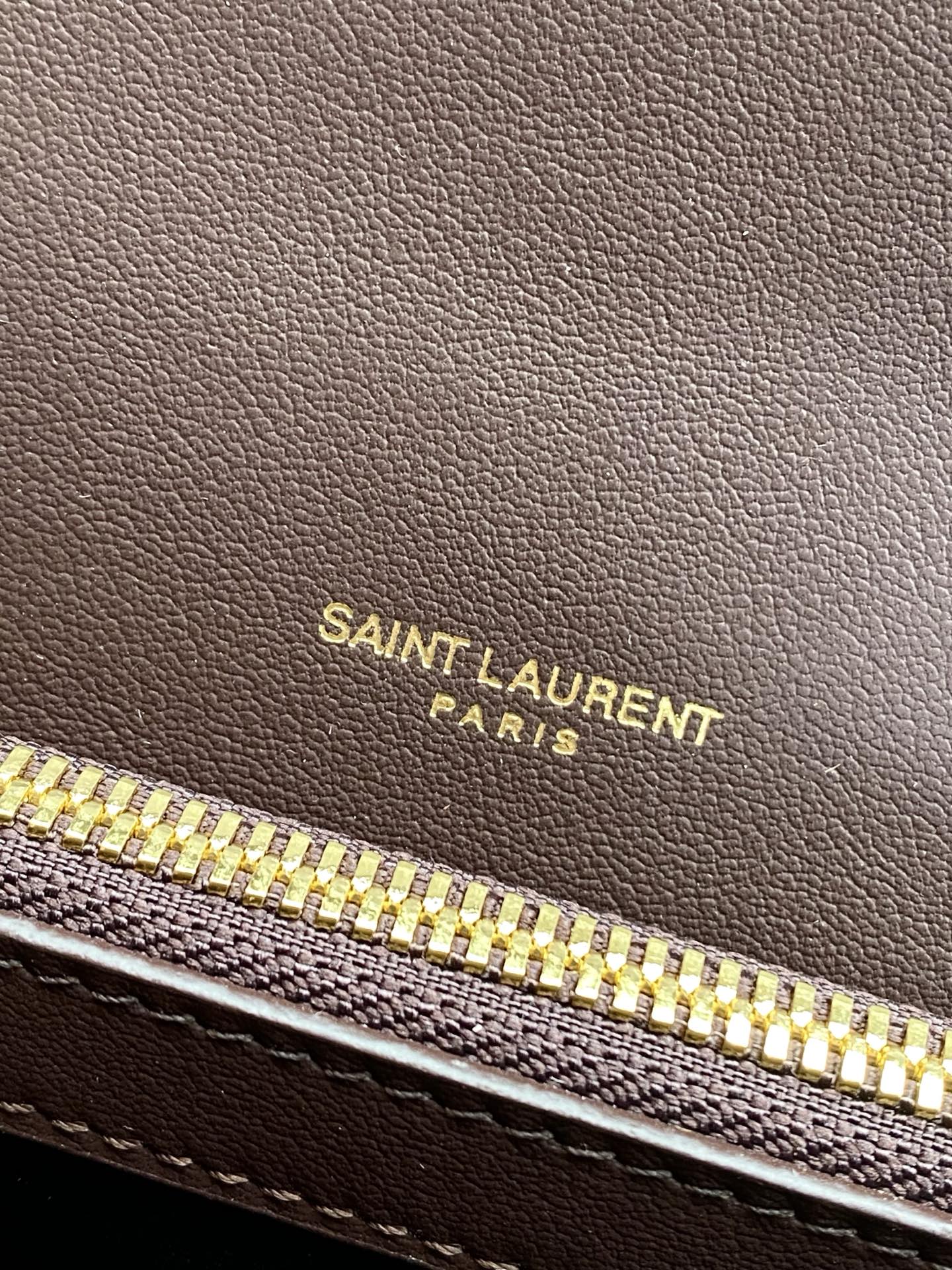 Ysl Tote Bag Real Leather Gold 24cm-l-s
