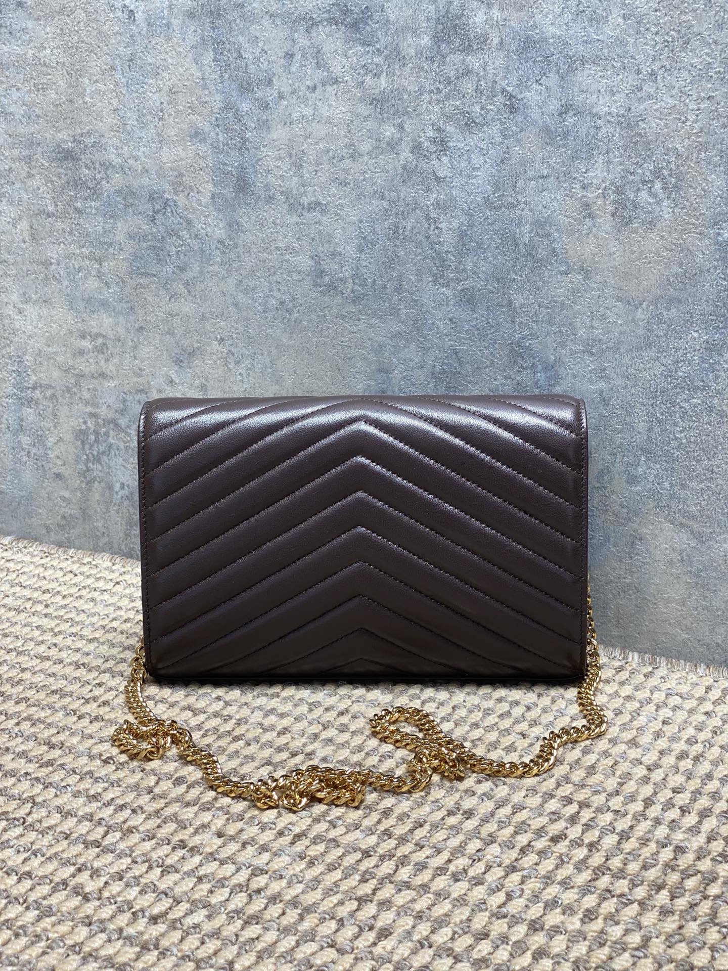 Ysl Clutch Bag Sheepskin L-s