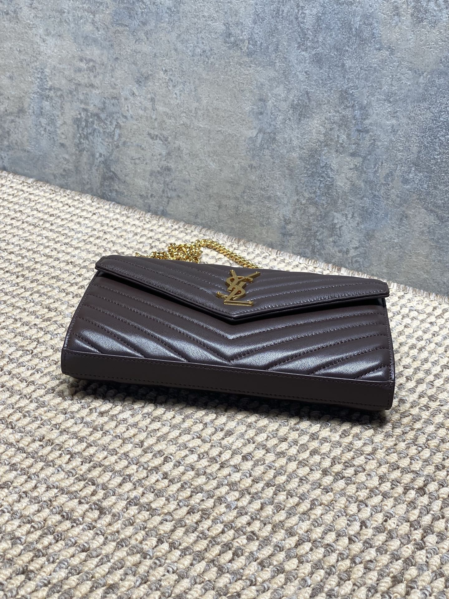 Ysl Clutch Bag Sheepskin L-s