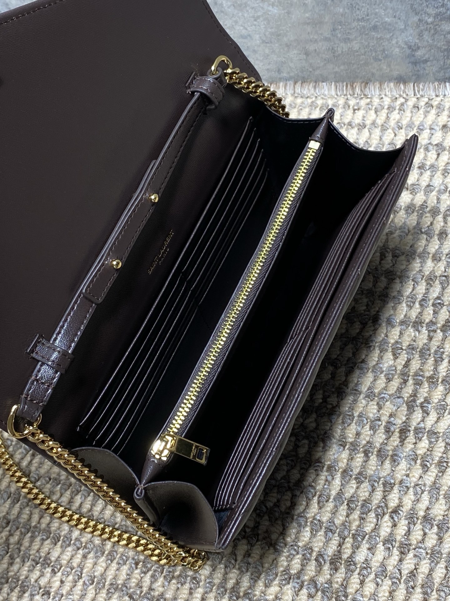 Ysl Clutch Bag Sheepskin L-s