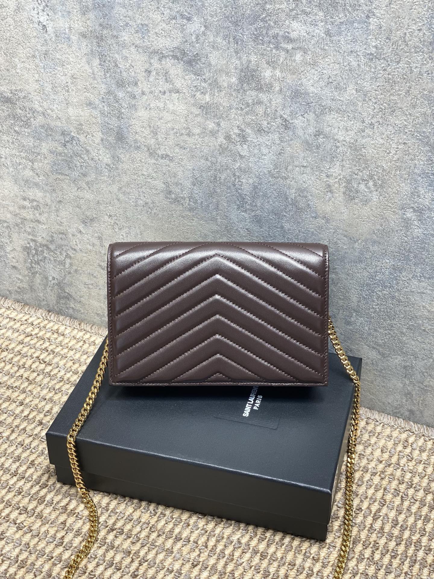 Ysl Clutch Bag Sheepskin L-s