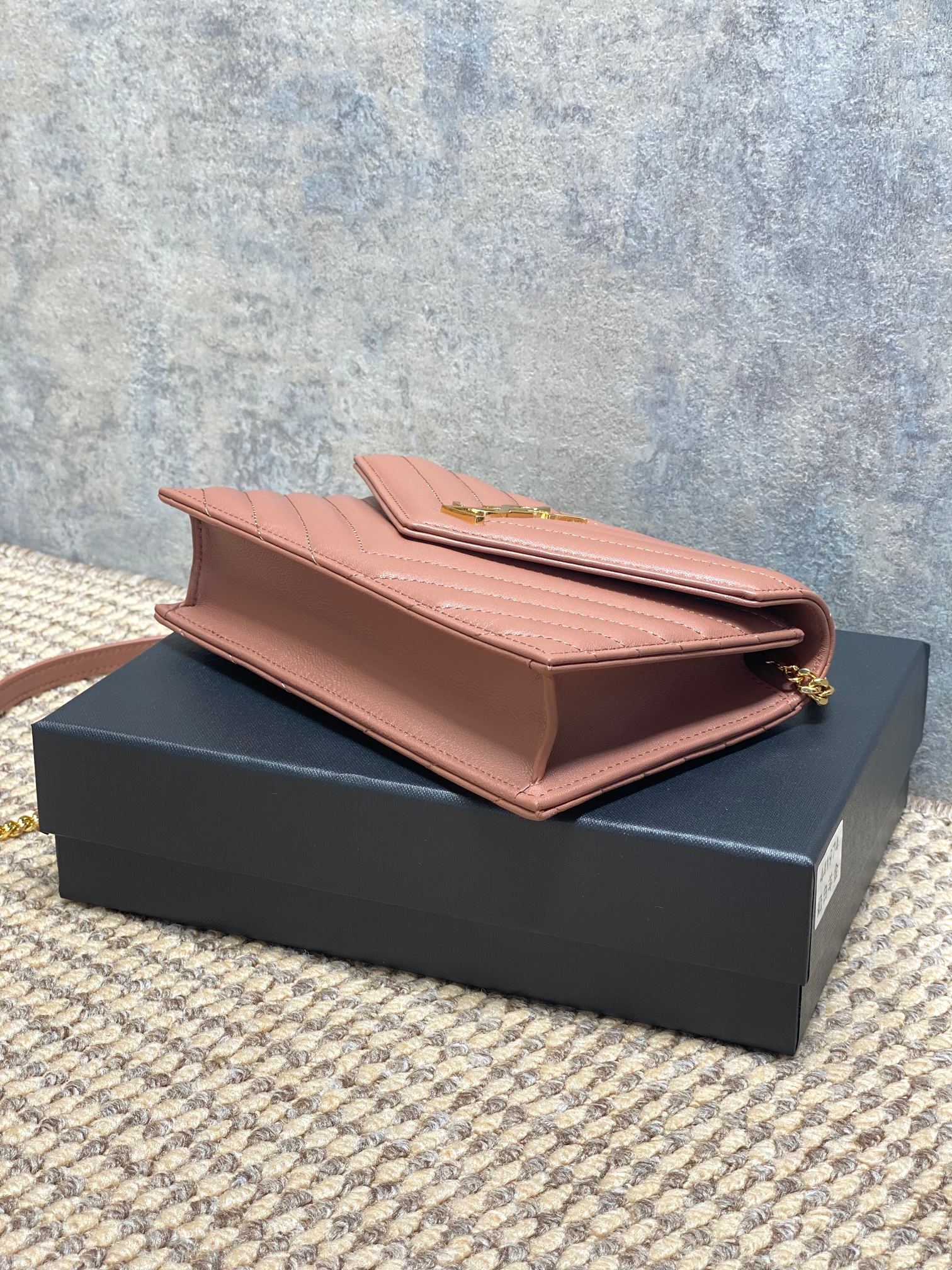 Ysl Clutch Bag Sheepskin L-s