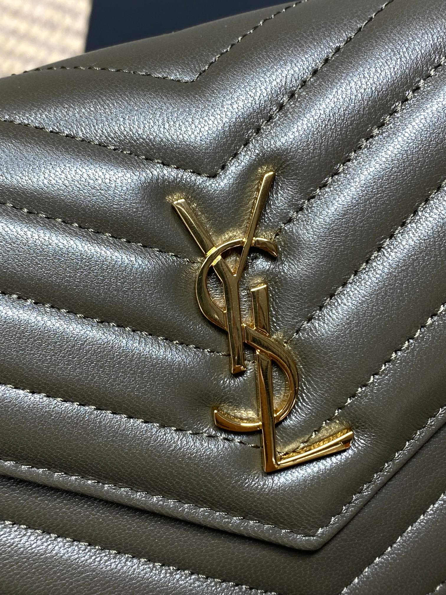 Ysl Clutch Bag Sheepskin L-s