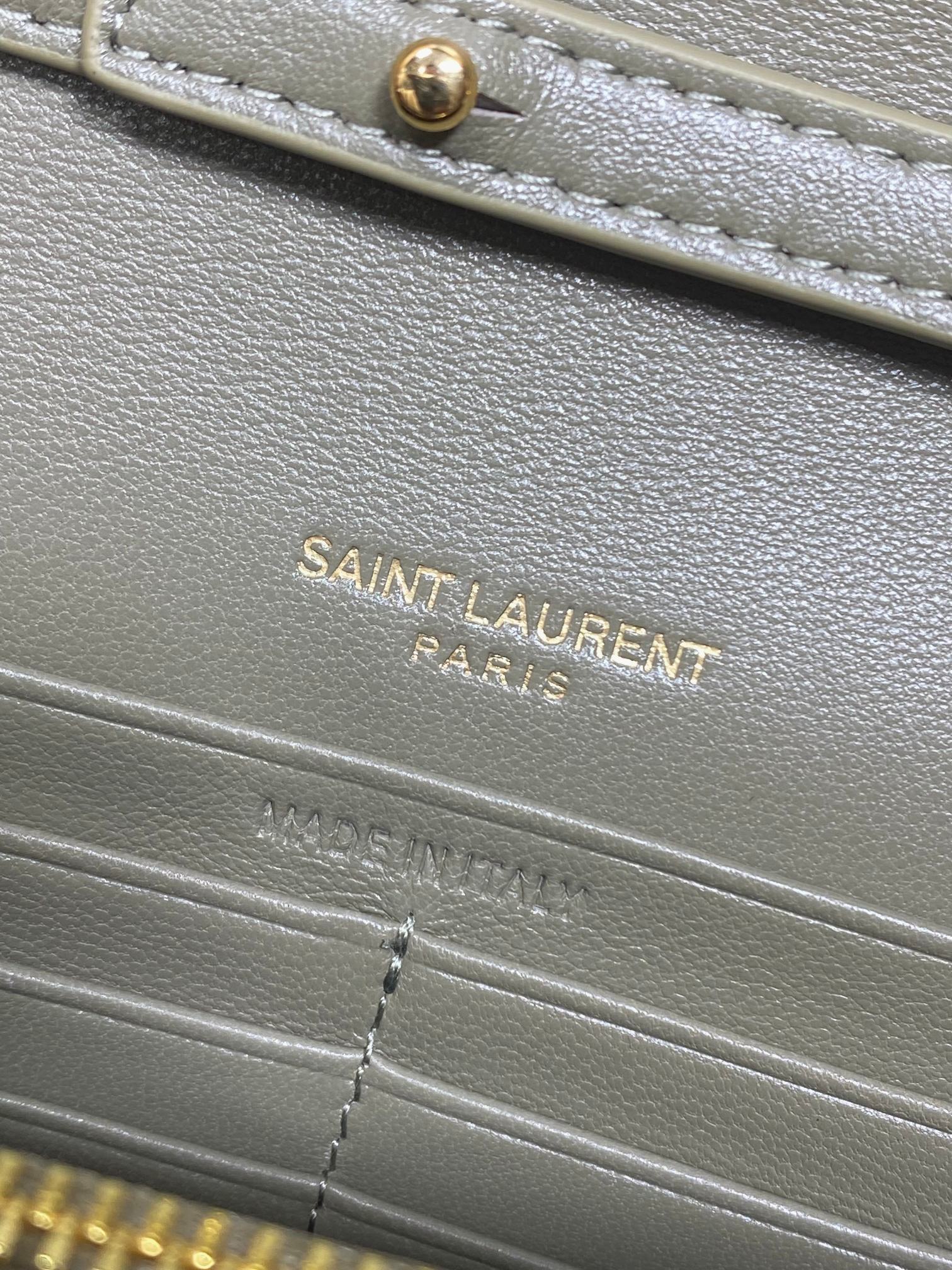 Ysl Clutch Bag Sheepskin L-s