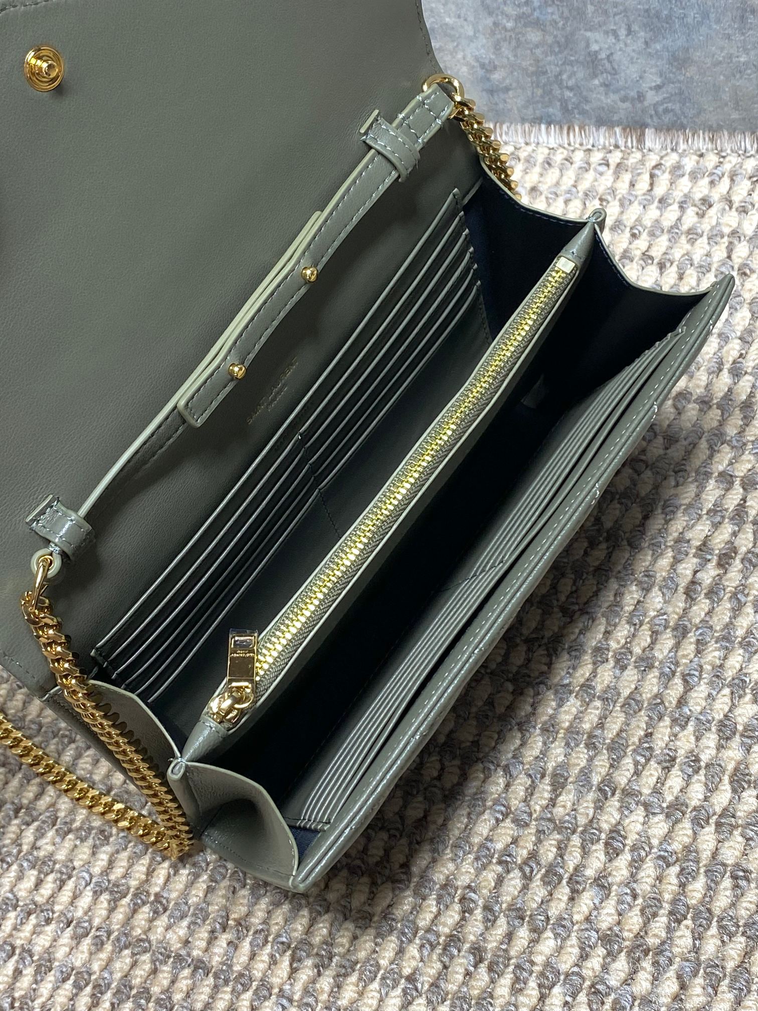 Ysl Clutch Bag Sheepskin L-s