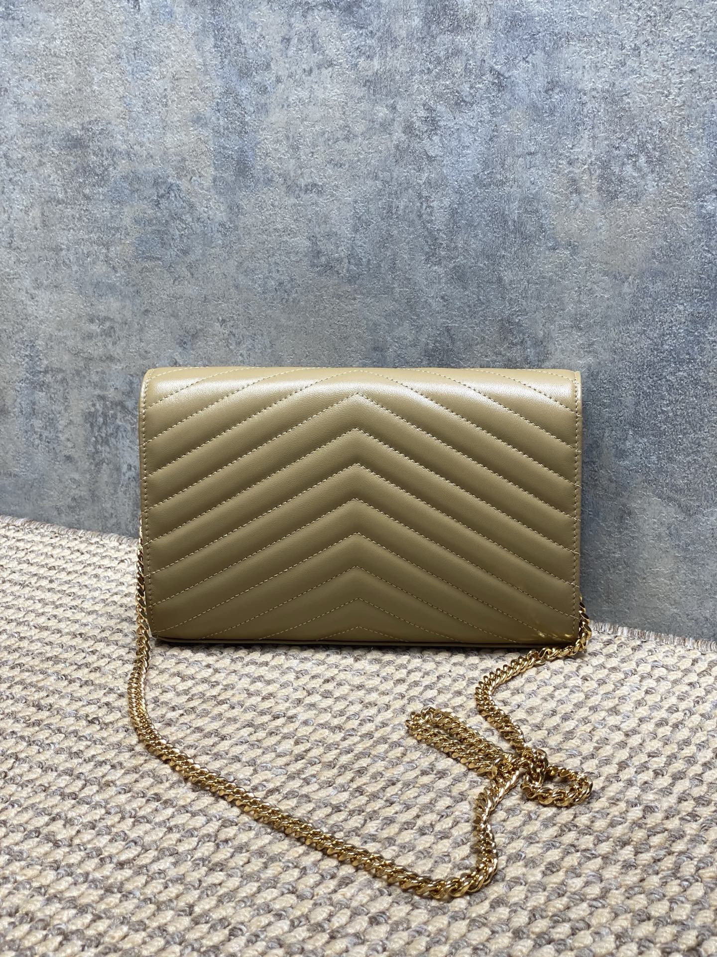 Ysl Clutch Bag Sheepskin L-s